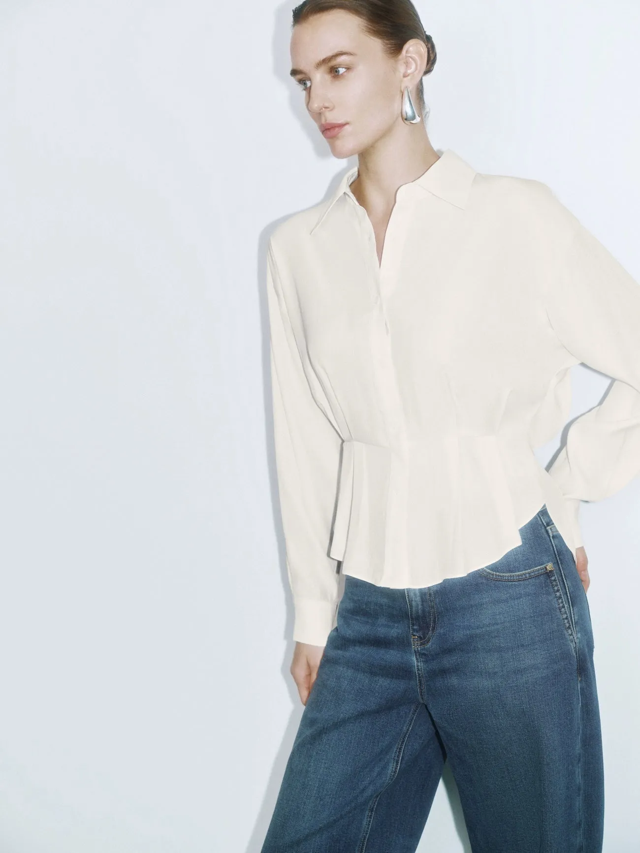 Tapered Waist Shirts sold by Urban Revivo