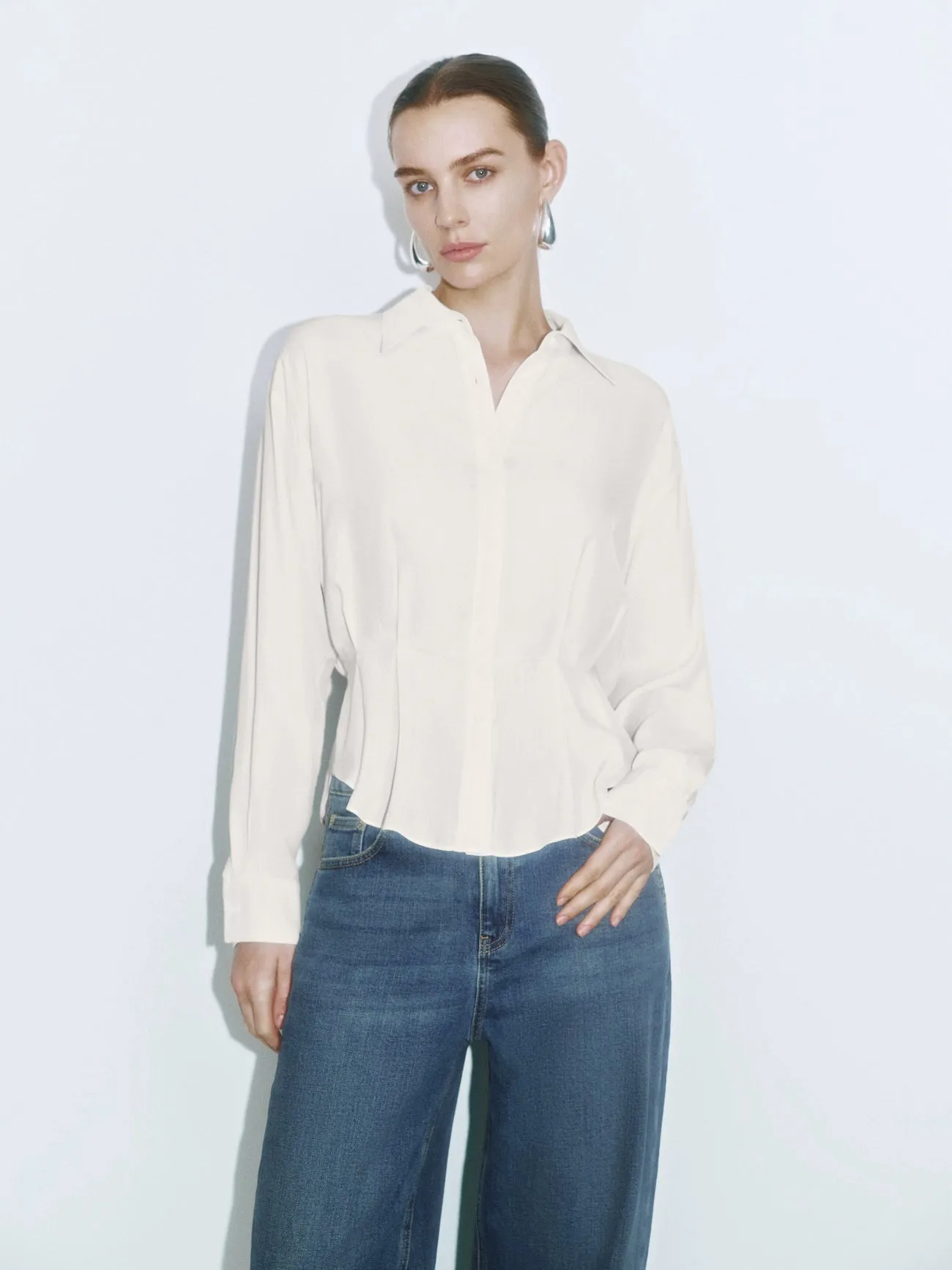 Tapered Waist Shirts sold by Urban Revivo product image thumbnail 2