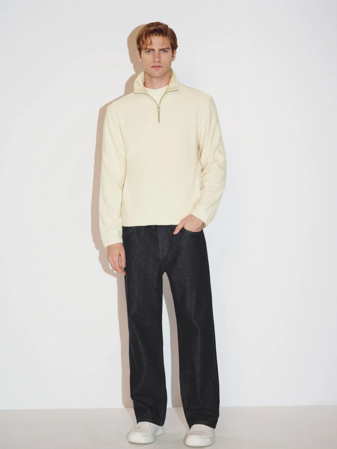 Zip Half Placket Sweatshirts sold by Urban Revivo