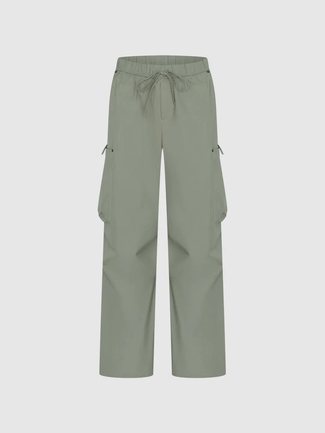 Wide-Leg Cargo Pants sold by Urban Revivo