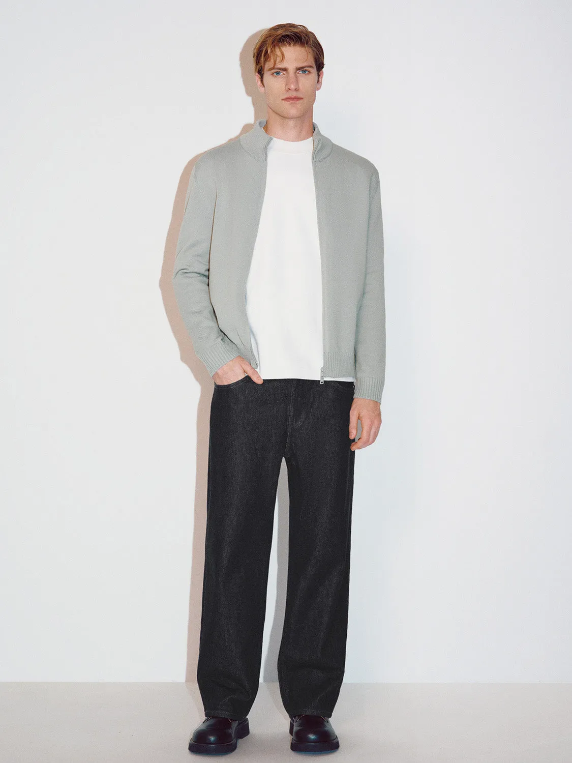 Zip Up Knitted Cardigans sold by Urban Revivo product image thumbnail 4