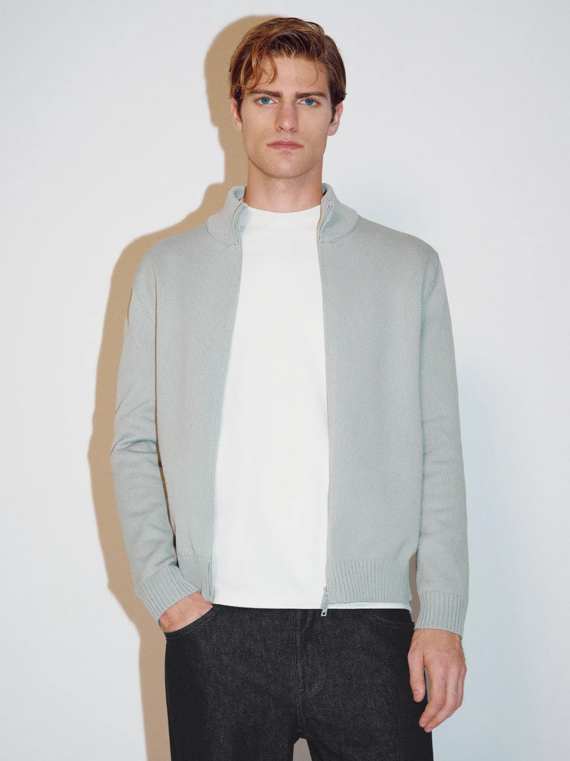 Zip Up Knitted Cardigans sold by Urban Revivo