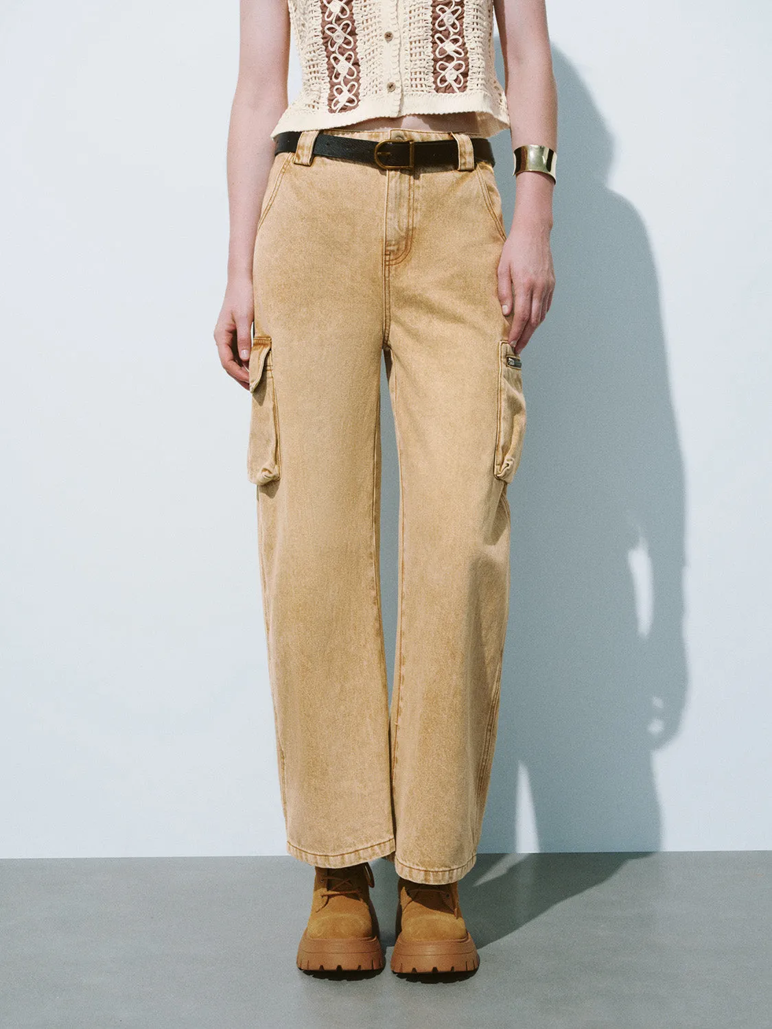 Side Pocket Denim Jeans sold by Urban Revivo product image thumbnail 2