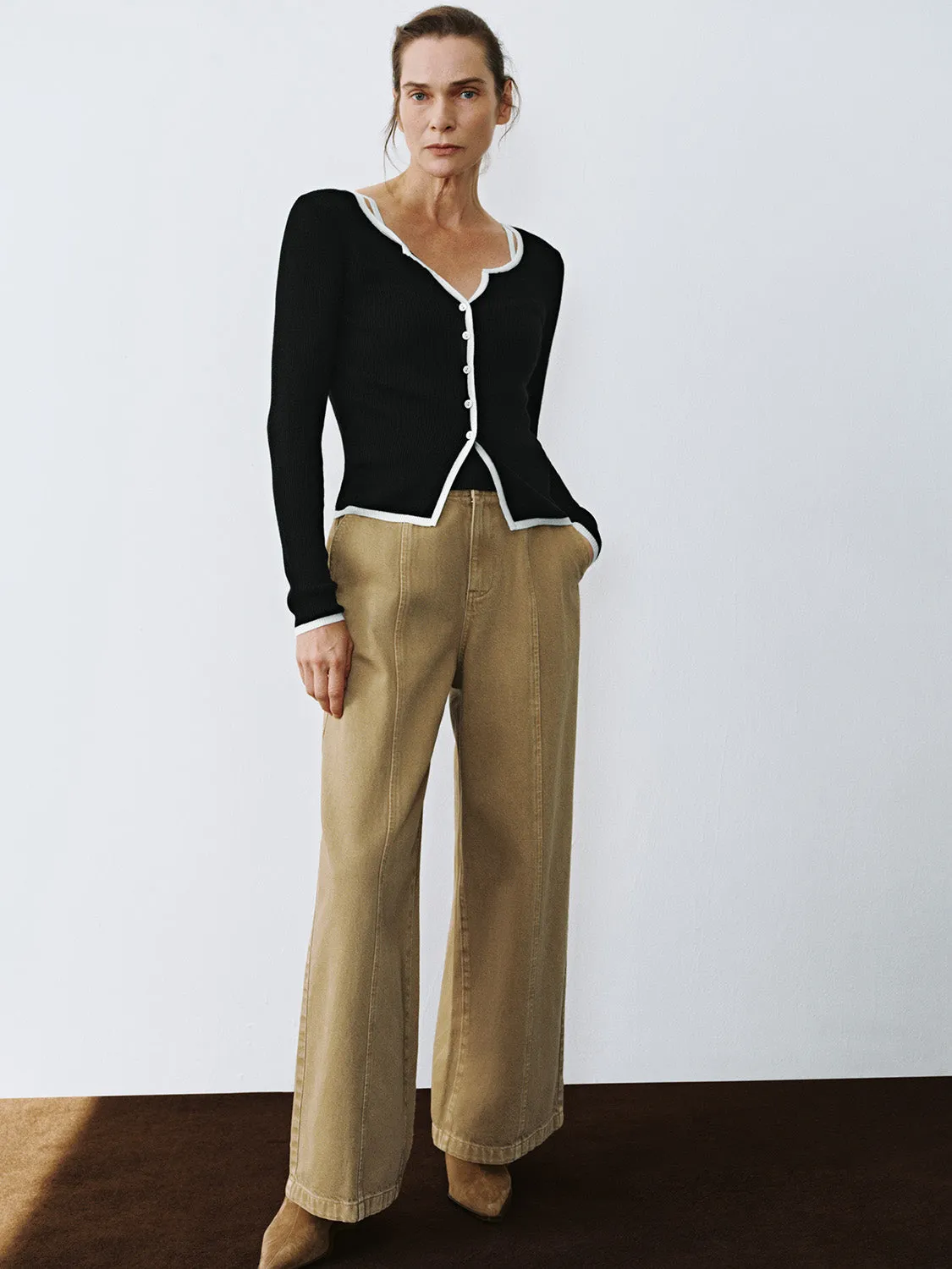 Skinny Knitted Cardigans sold by Urban Revivo product image thumbnail 4