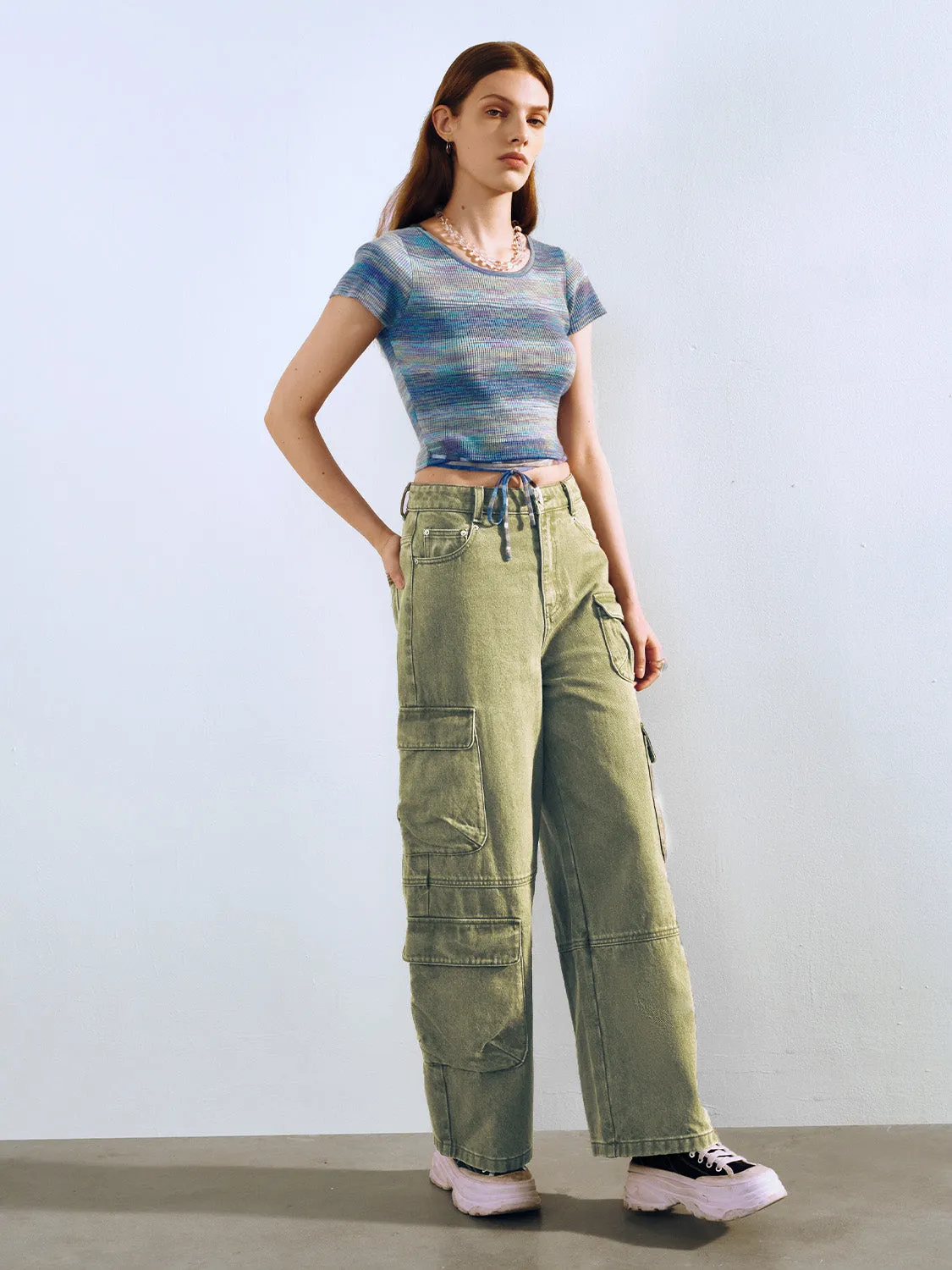 Skinny Knitted T-Shirts sold by Urban Revivo product image thumbnail 4