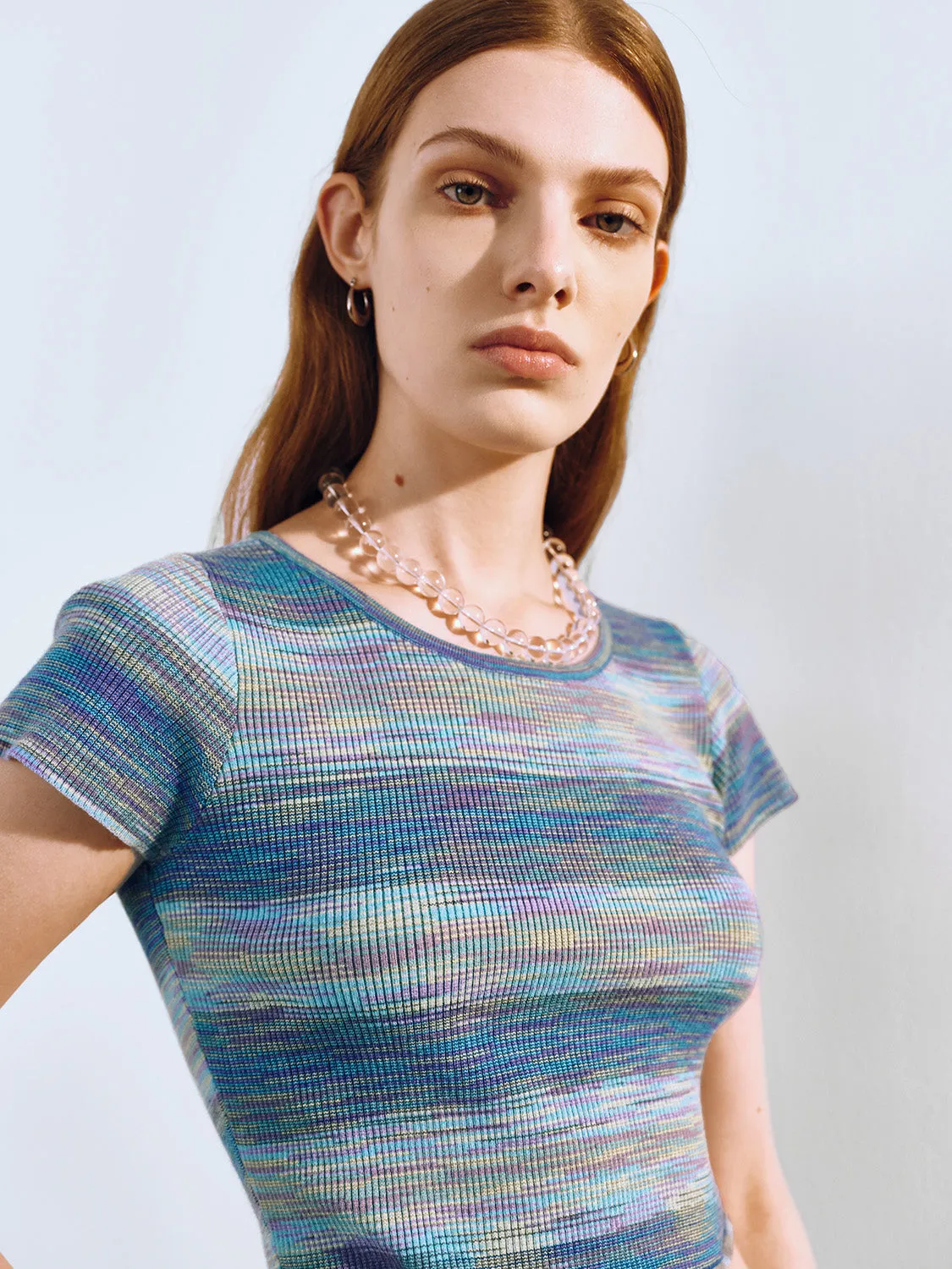 Skinny Knitted T-Shirts sold by Urban Revivo product image thumbnail 5