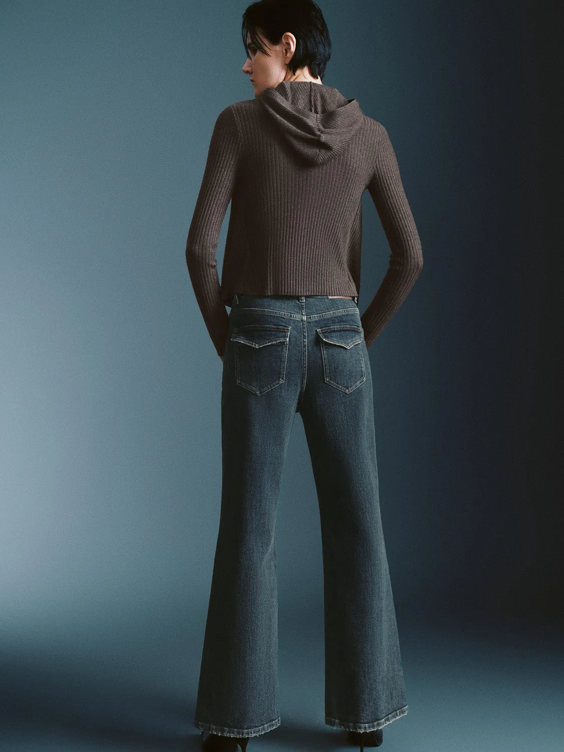 Skinny Zip Up Knitted Cardigans sold by Urban Revivo product image thumbnail 3