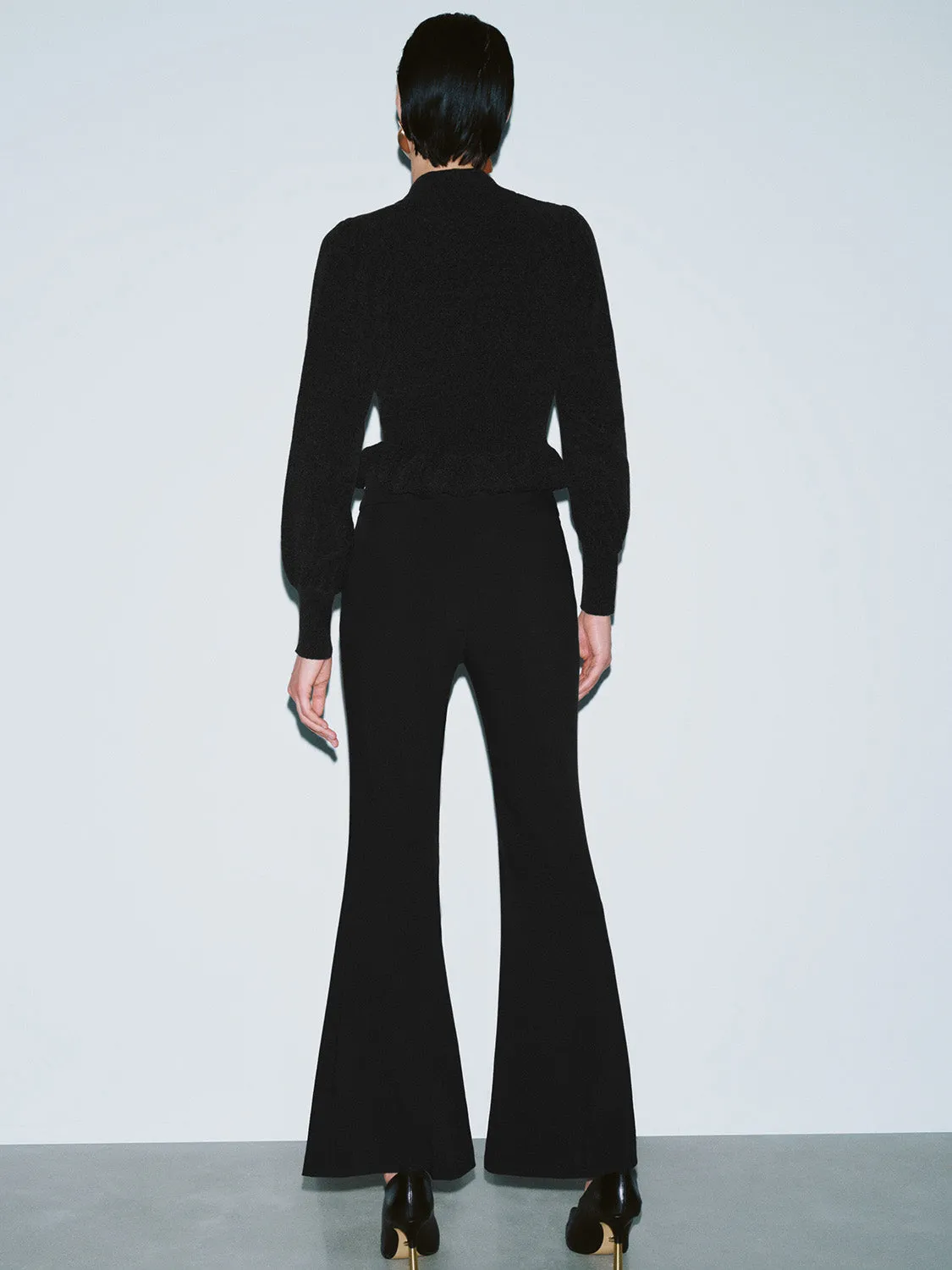 Skinny Ruffle Hem Knitted T-Shirts sold by Urban Revivo product image thumbnail 3