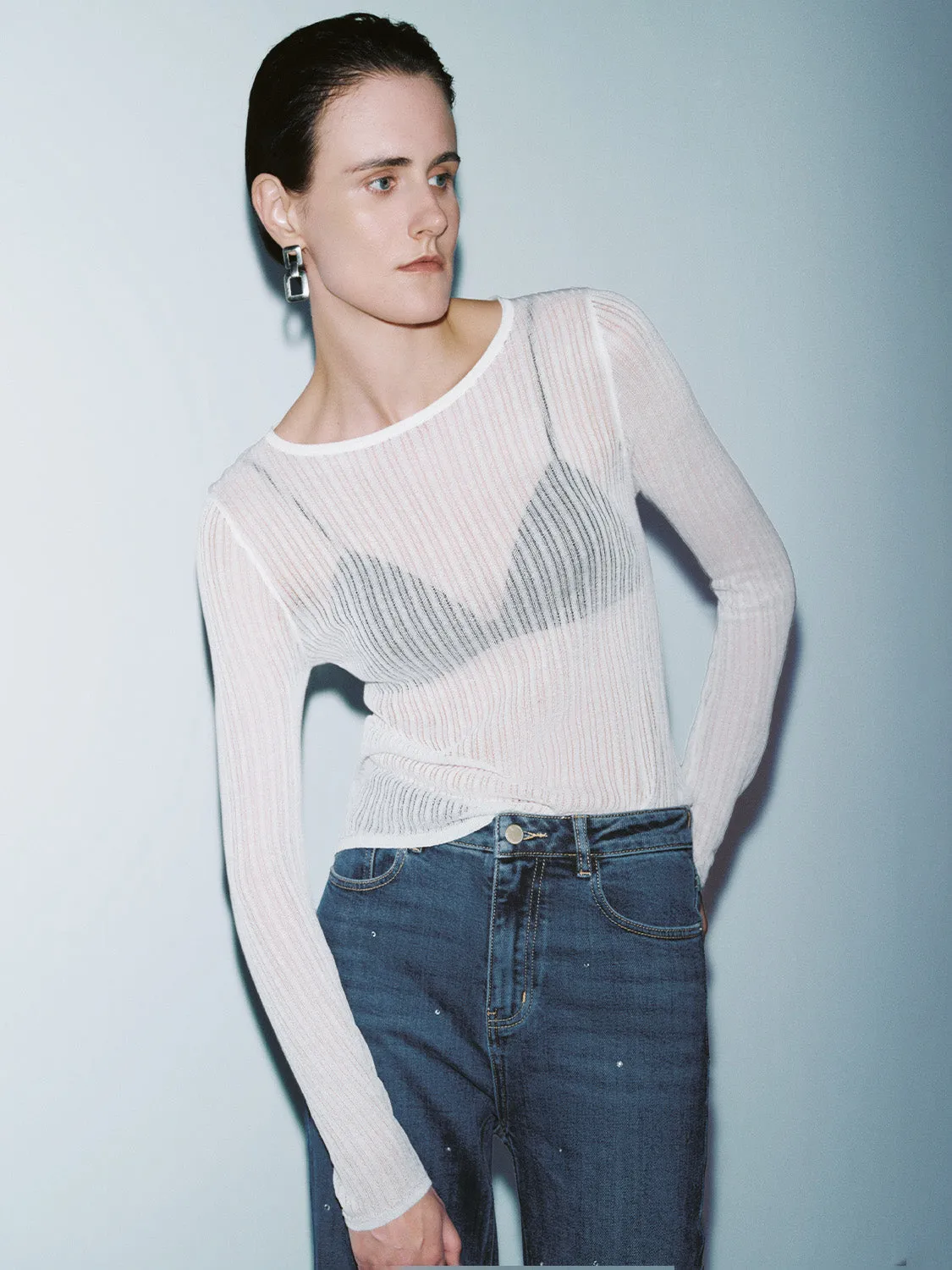 Skinny Knitted T-Shirts sold by Urban Revivo