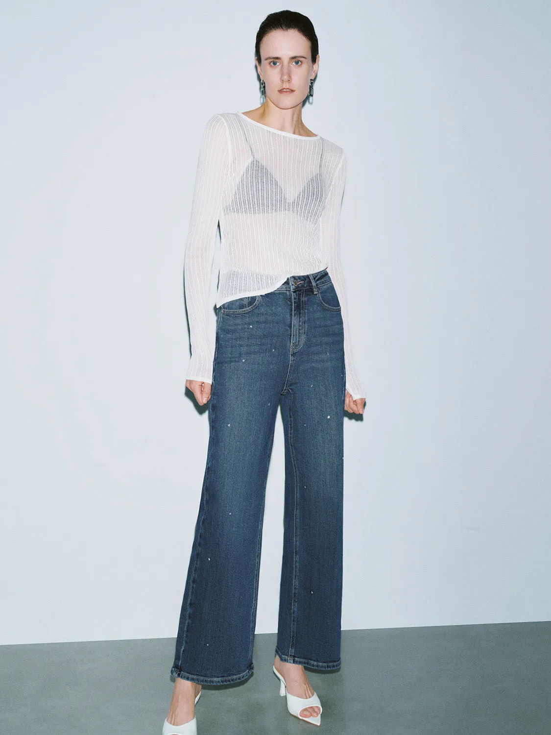 Skinny Knitted T-Shirts sold by Urban Revivo product image thumbnail 4