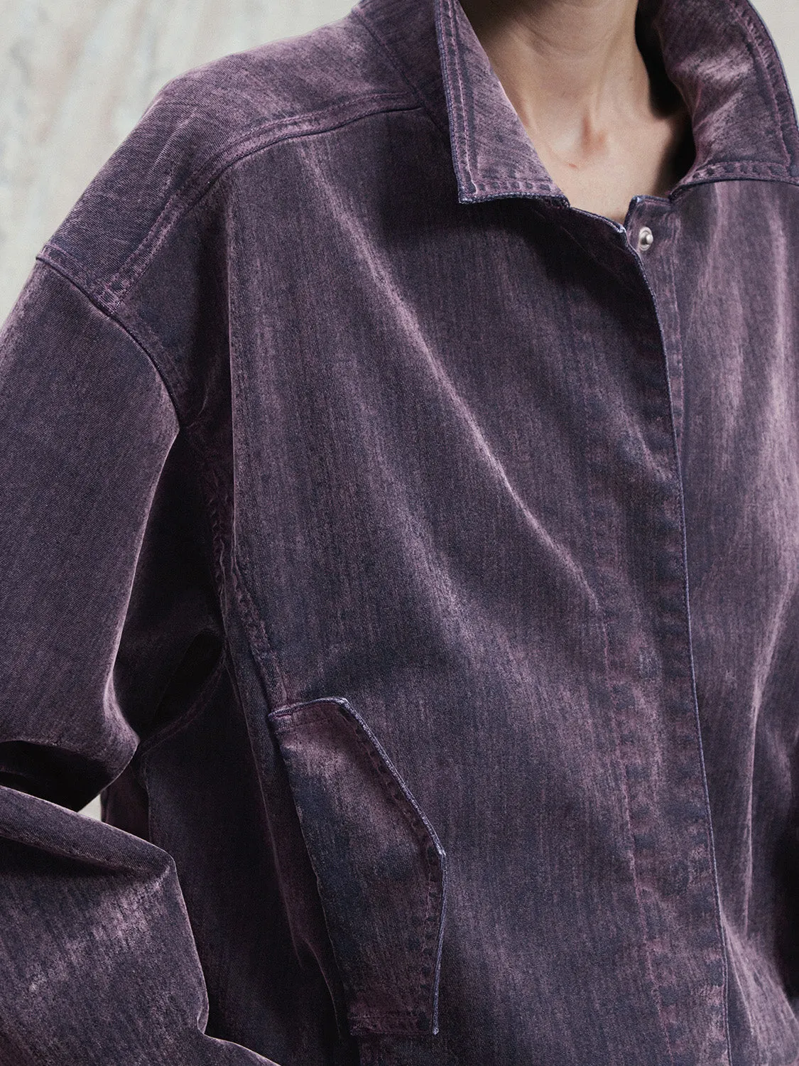 Slant Pocket Denim Jackets sold by Urban Revivo product image thumbnail 5