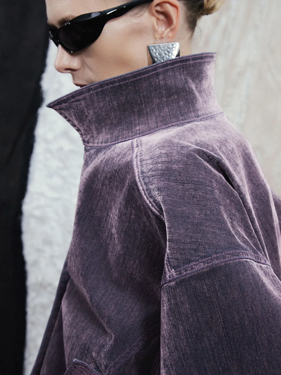 Slant Pocket Denim Jackets sold by Urban Revivo product image thumbnail 4