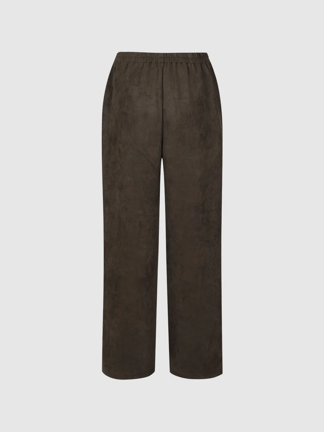 Slant Pocket Wide-Leg Pants sold by Urban Revivo product image thumbnail 2