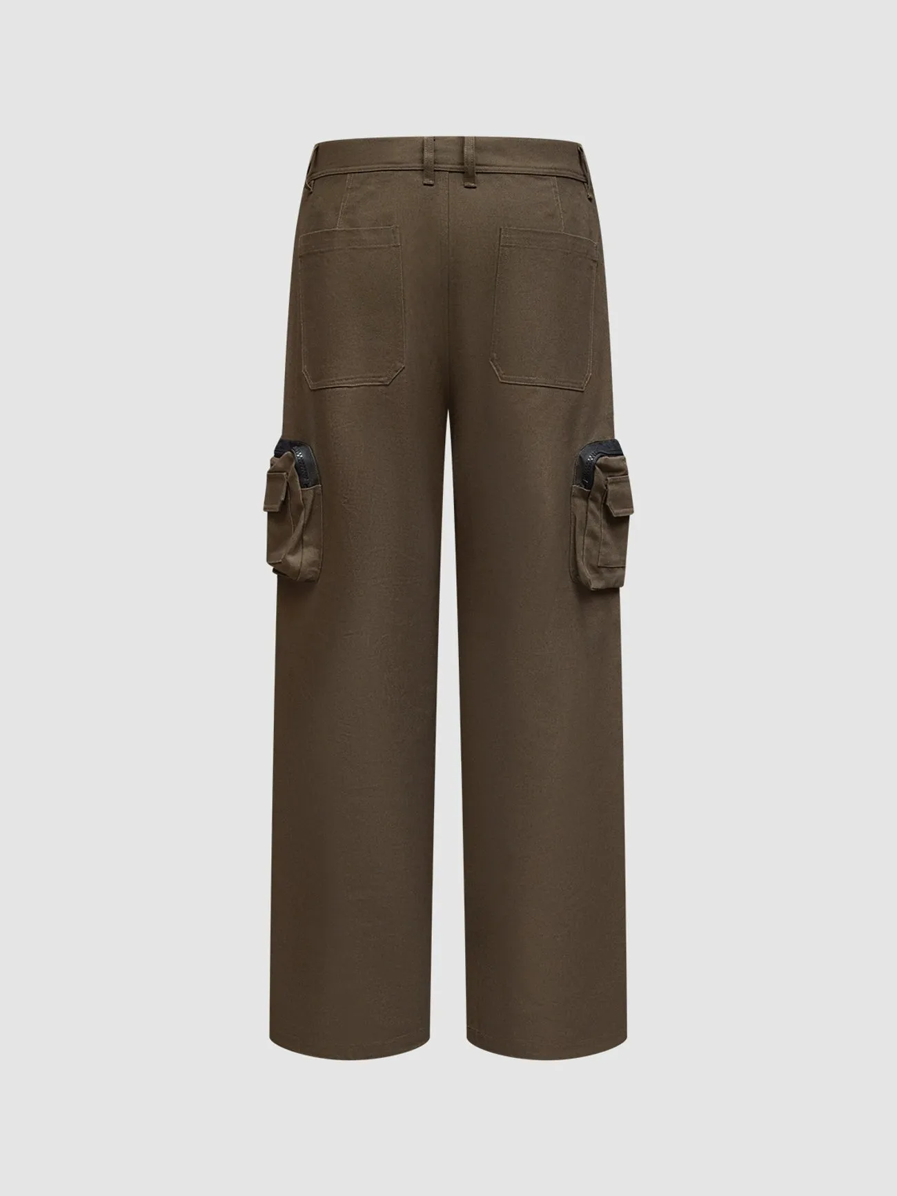 Side Pocket Wide-Leg Pants sold by Urban Revivo product image thumbnail 2