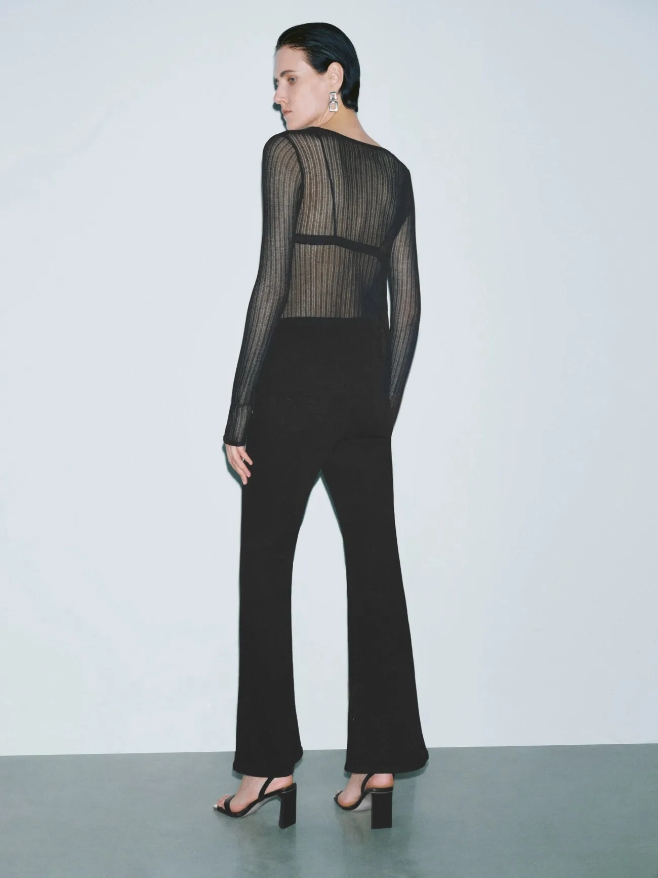 Skinny Flared Leg Jeans sold by Urban Revivo product image thumbnail 5