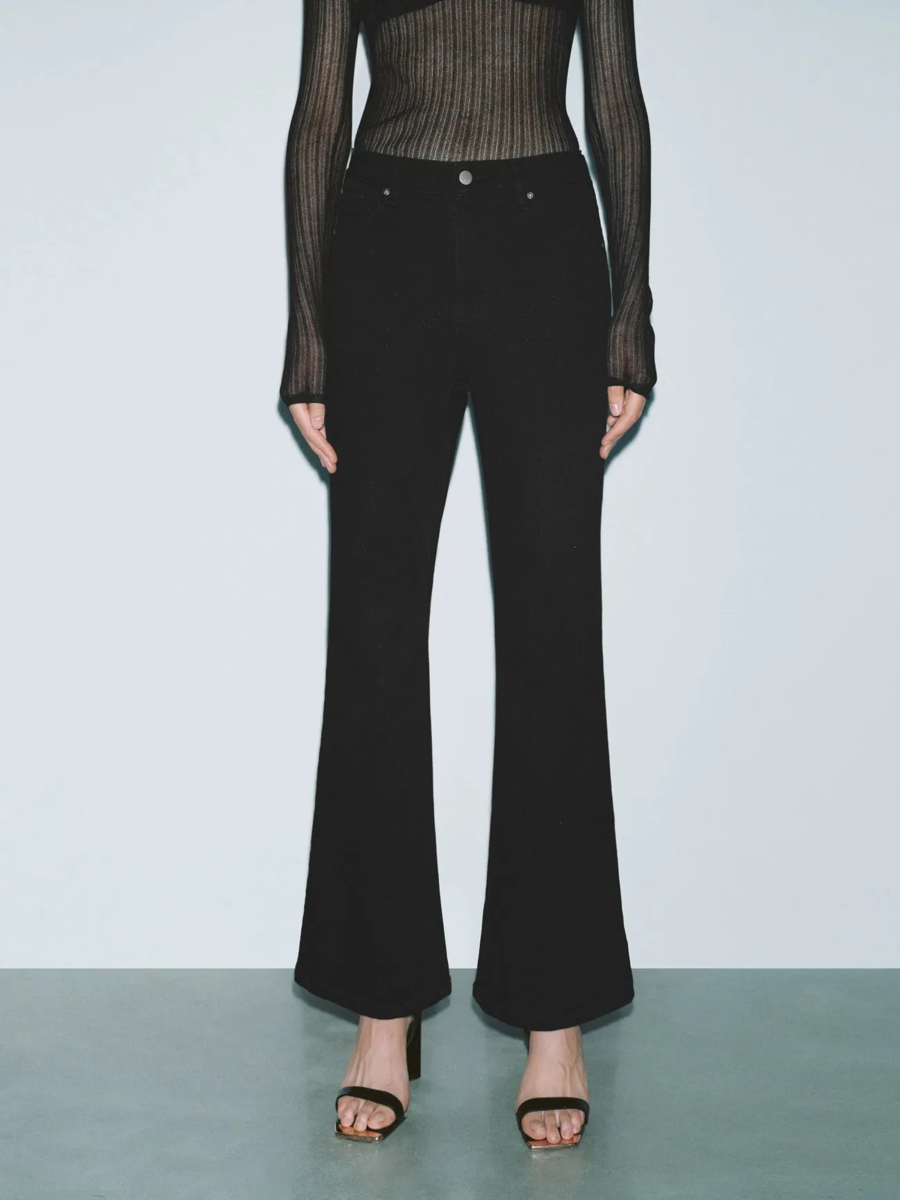 Skinny Flared Leg Jeans sold by Urban Revivo product image thumbnail 2