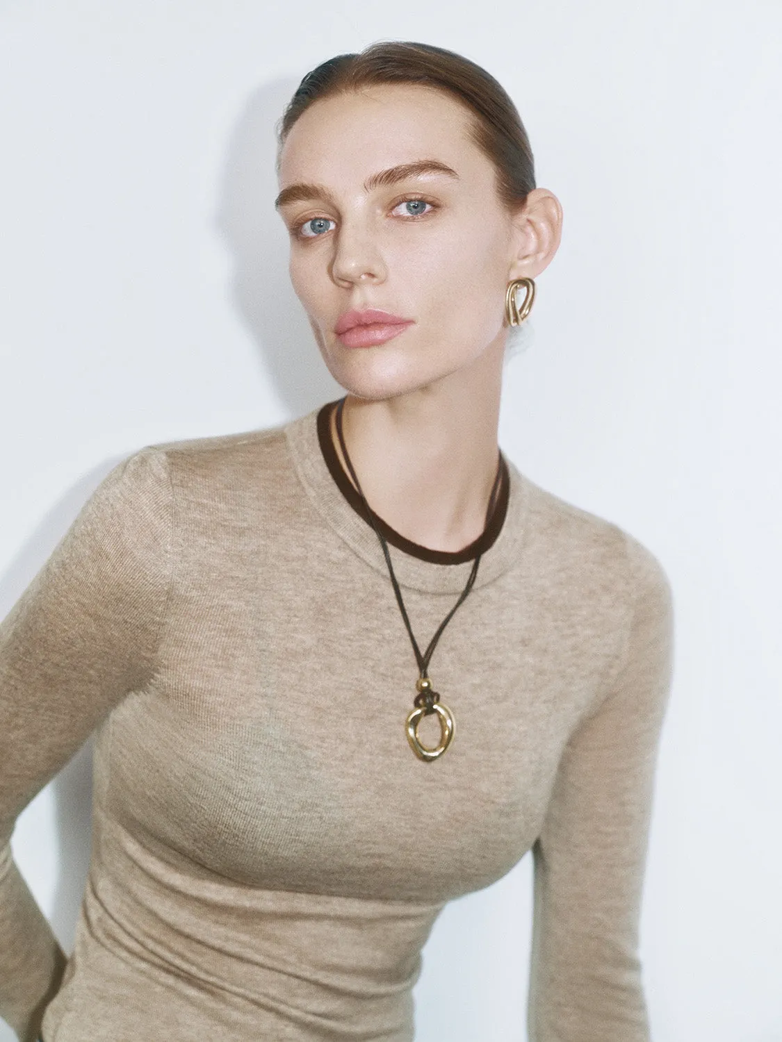 Skinny Knitted T-Shirts sold by Urban Revivo product image thumbnail 5