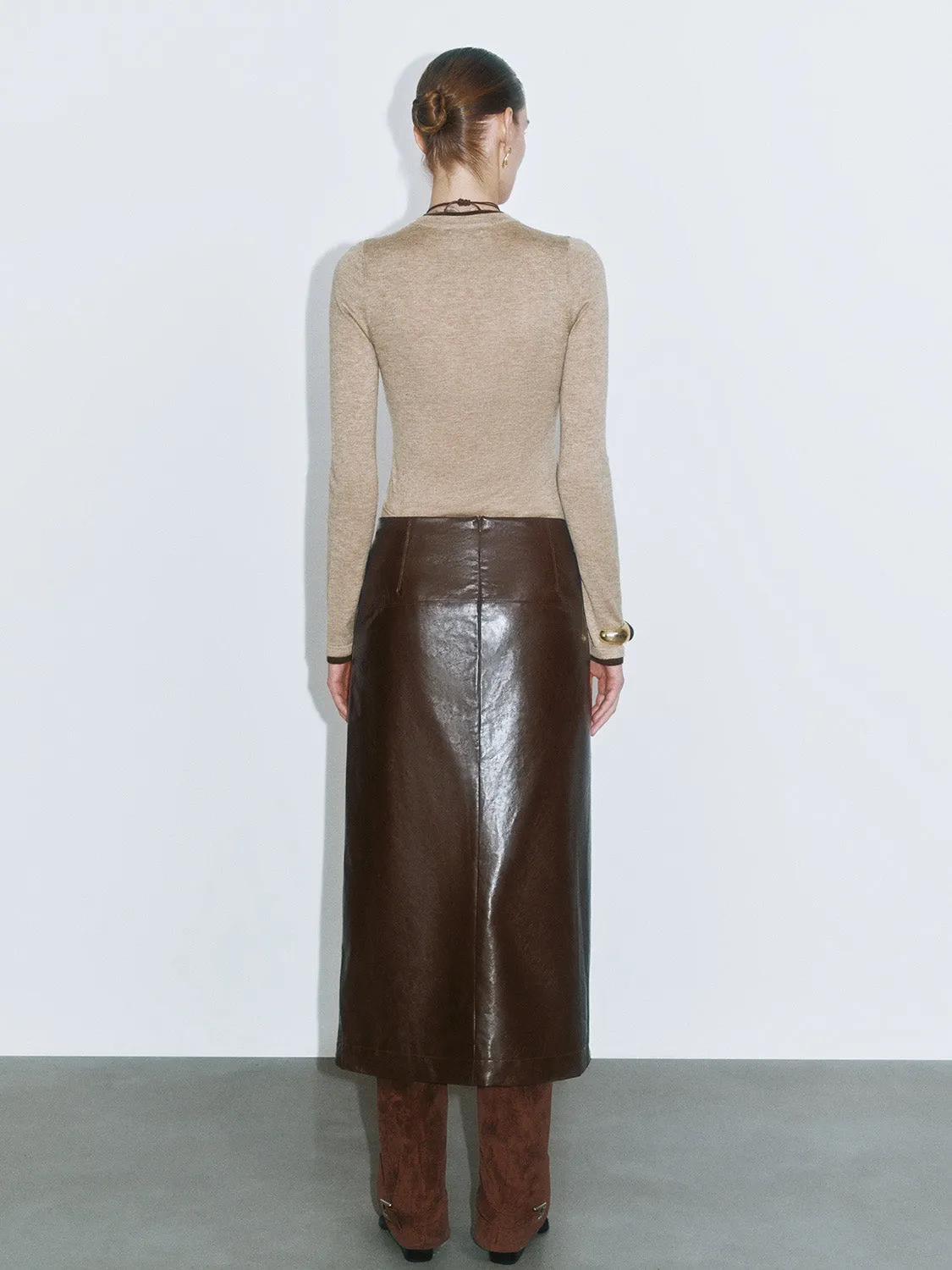 Skinny Knitted T-Shirts sold by Urban Revivo product image thumbnail 3