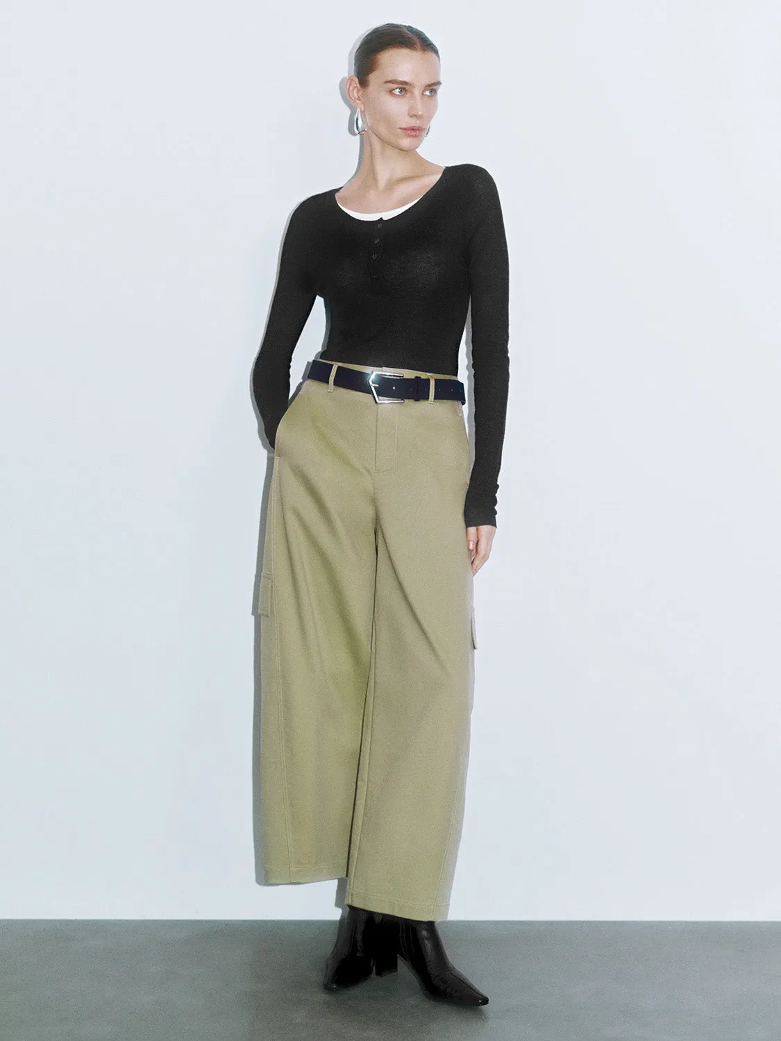 Skinny Knitted T-Shirts sold by Urban Revivo product image thumbnail 4