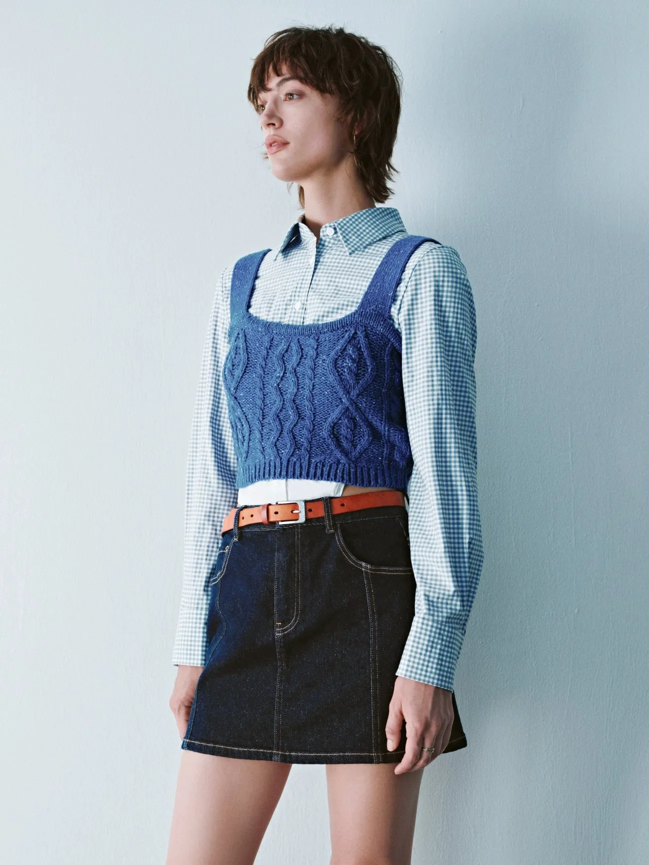 Skinny Knitted T-Shirts sold by Urban Revivo product image thumbnail 2