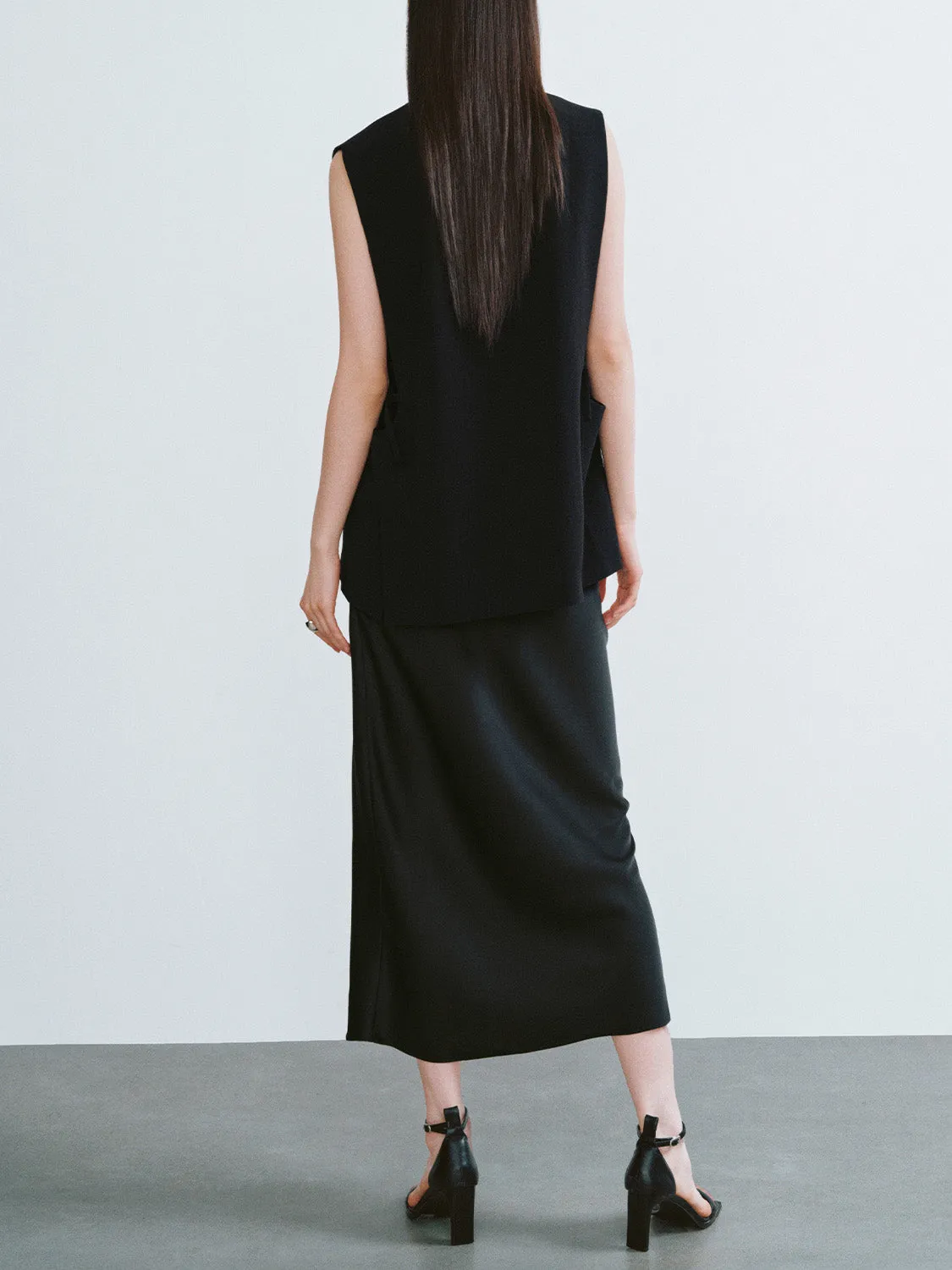 Sleeveless Glamor Vests sold by Urban Revivo product image thumbnail 3