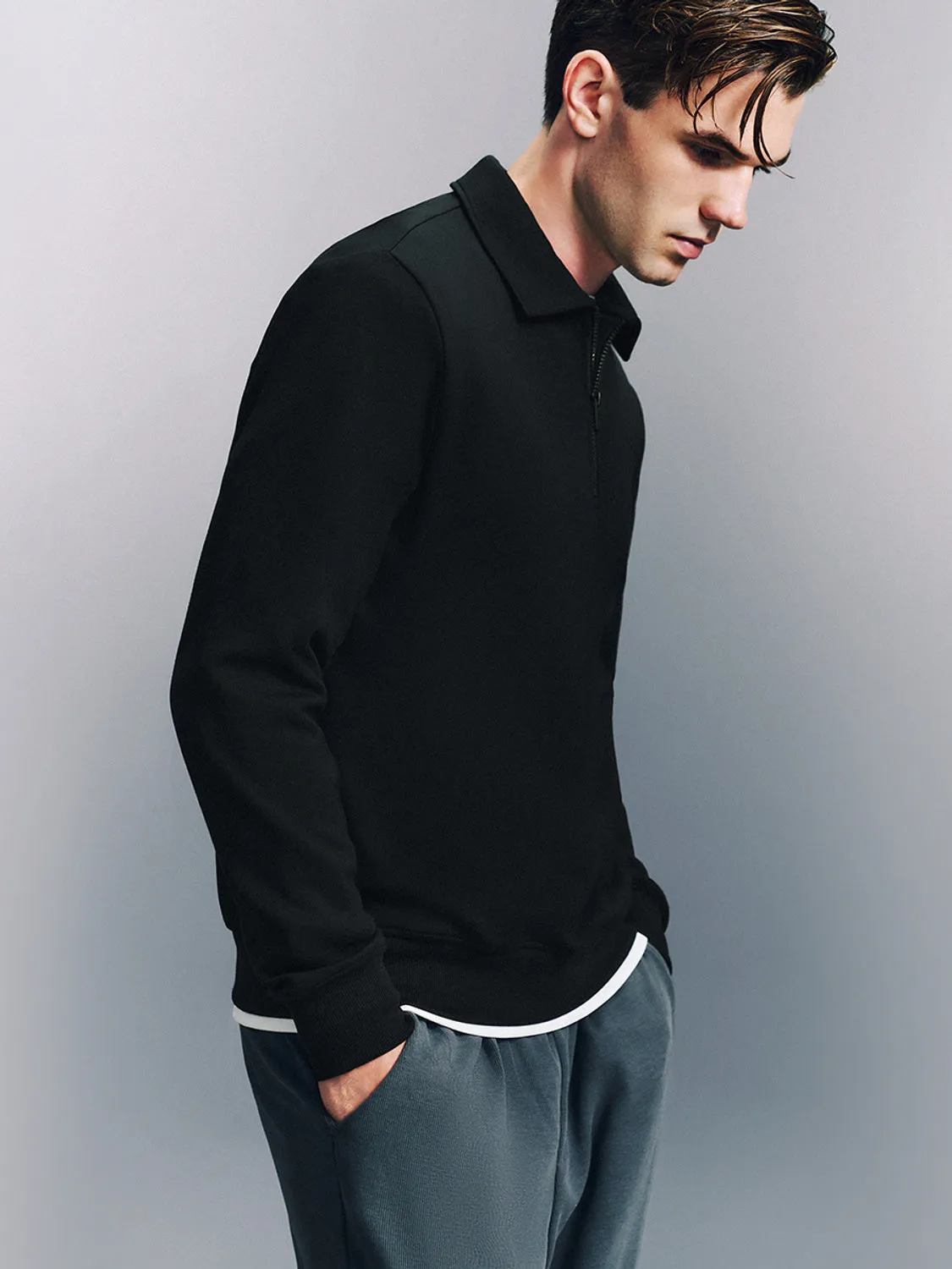 Shirt Collar Regular Polo Shirts sold by Urban Revivo