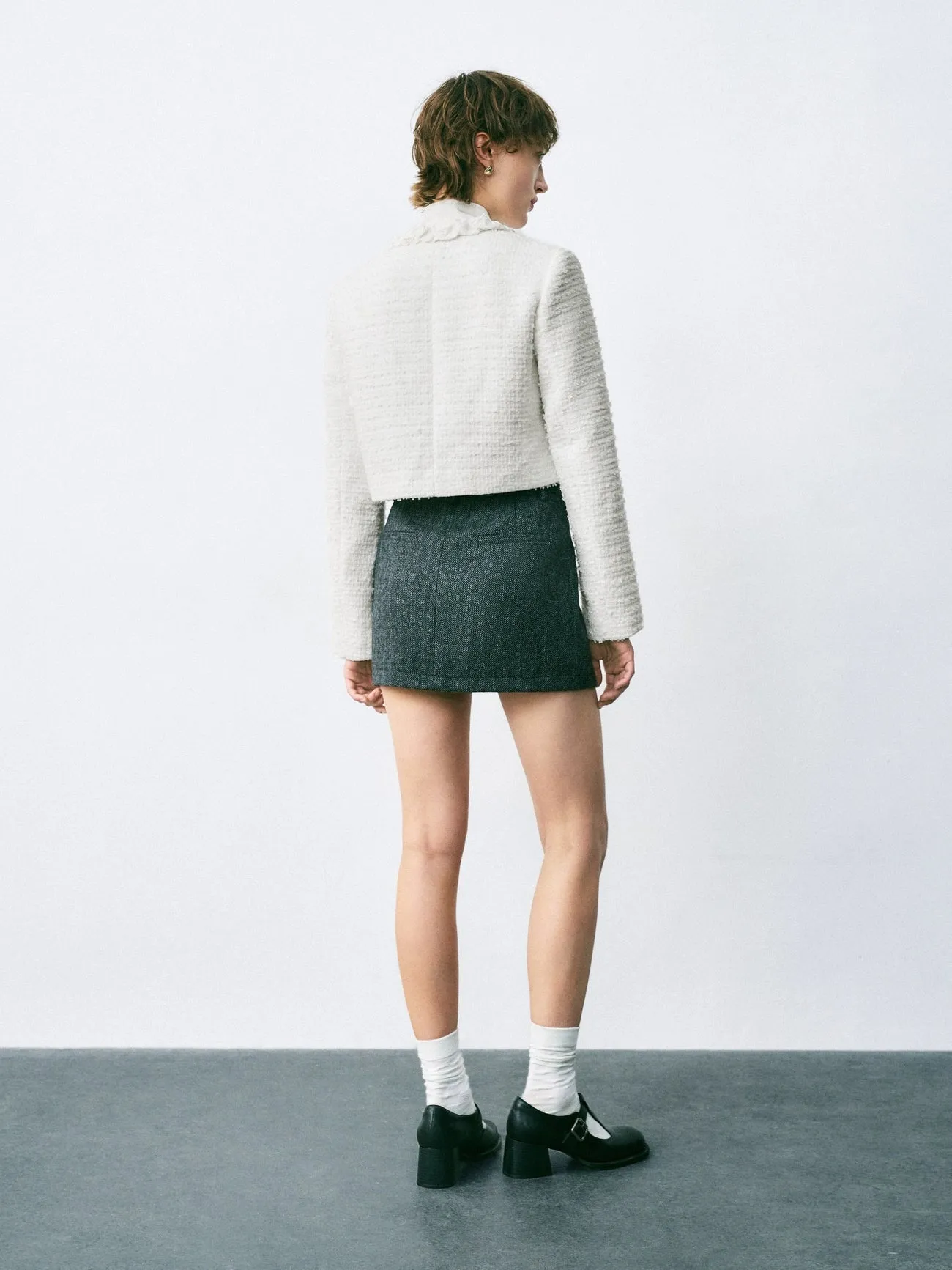 Ruffle Collar Outerwear Jackets sold by Urban Revivo product image thumbnail 5