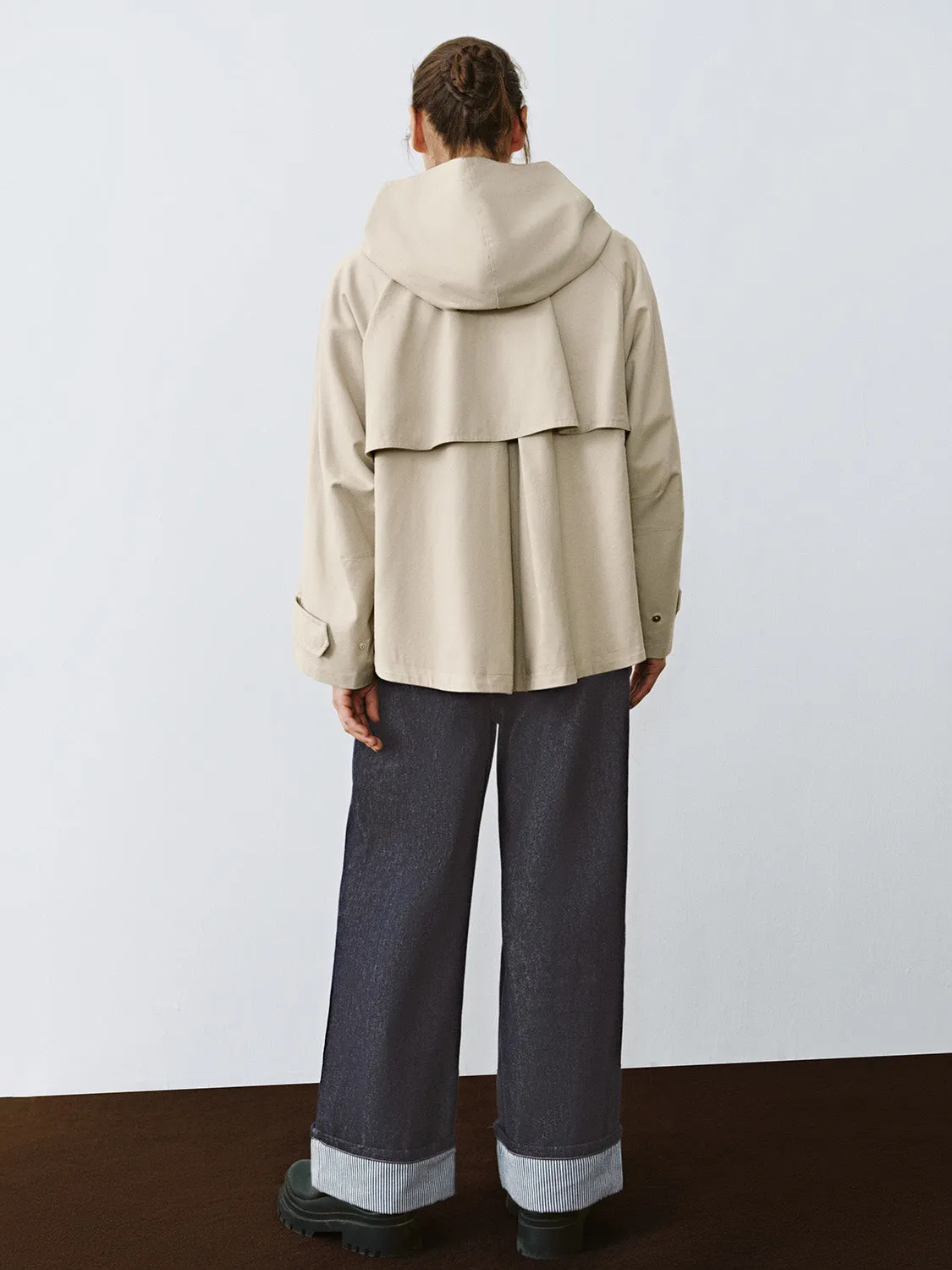 Ruffle Decor Zip Half Placket Jackets sold by Urban Revivo product image thumbnail 3