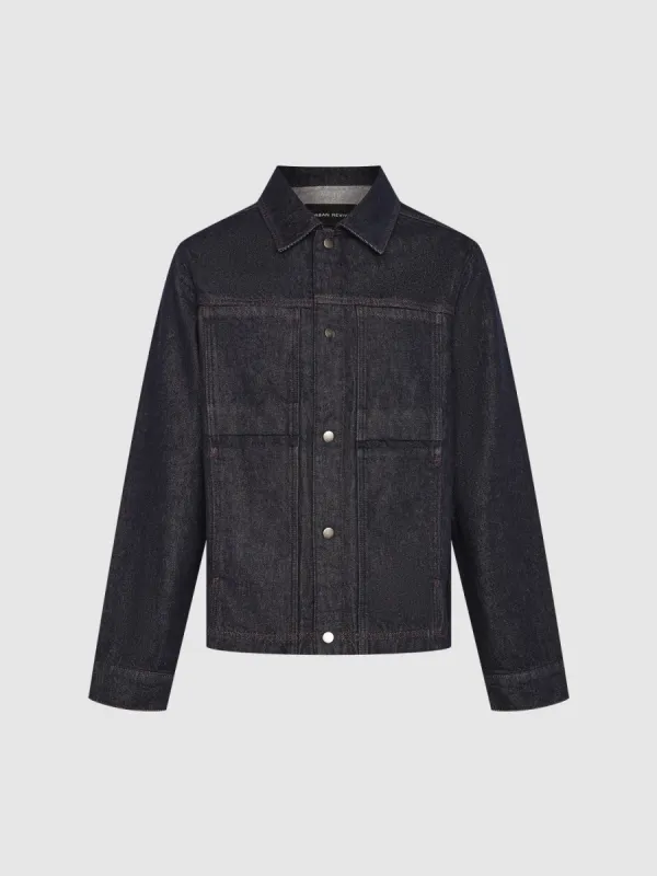 Shirt Collar Denim Jackets sold by Urban Revivo