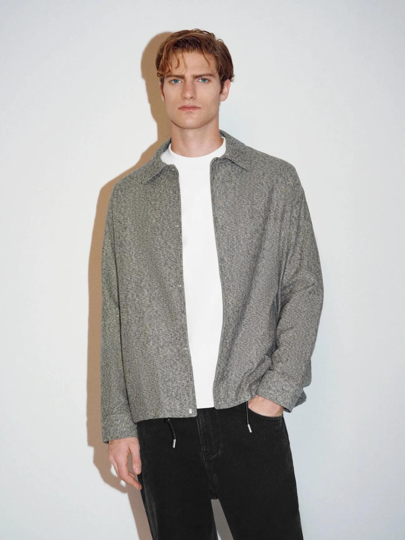 Shirt Collar Oversized Jackets sold by Urban Revivo product image thumbnail 2
