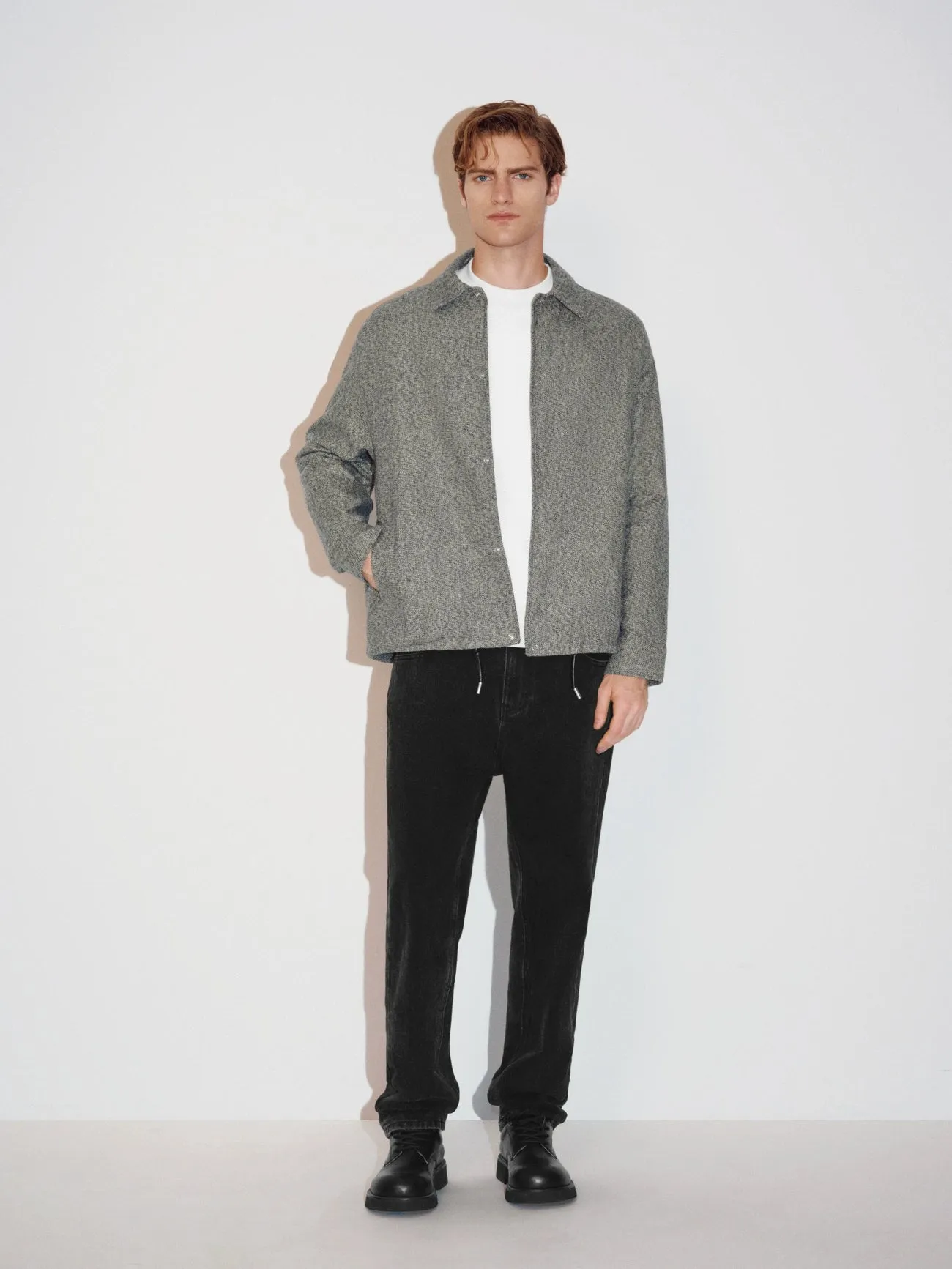 Shirt Collar Oversized Jackets sold by Urban Revivo