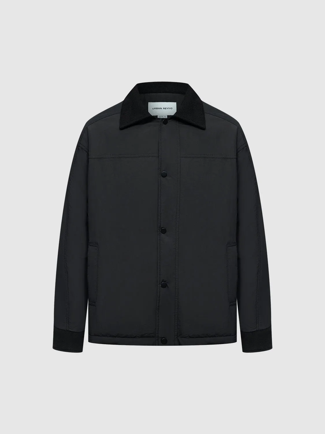 Shirt Collar Padded Coats sold by Urban Revivo