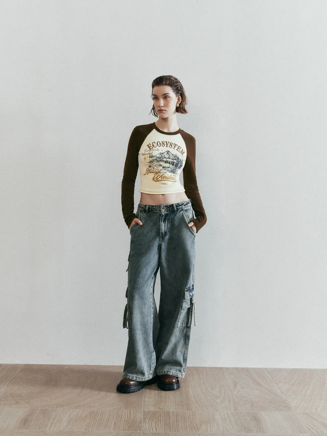 Raglan Sleeve Skinny T-Shirts sold by Urban Revivo