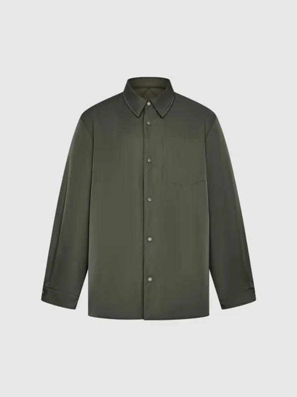 Shirt Collar Padded Coats sold by Urban Revivo