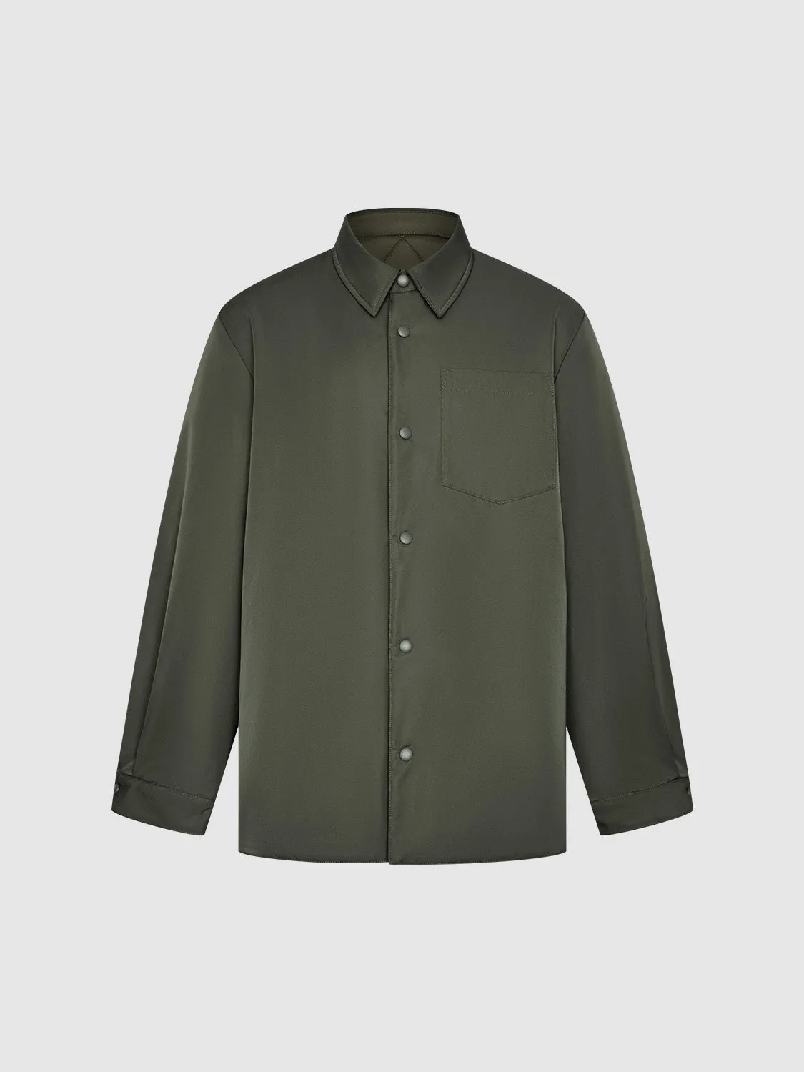 Shirt Collar Padded Coats sold by Urban Revivo product image thumbnail 3