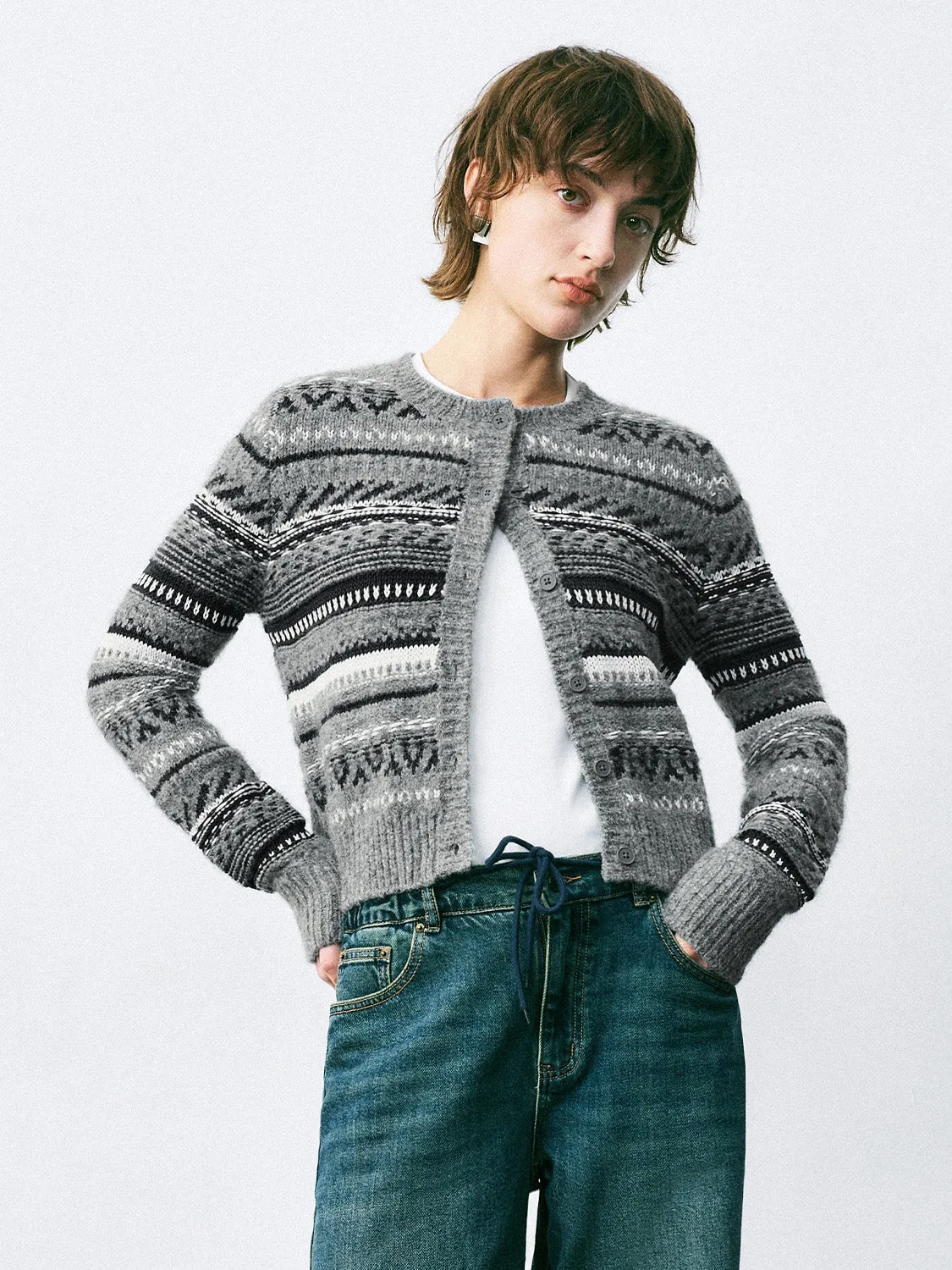 Mash Up Knitted Cardigans sold by Urban Revivo