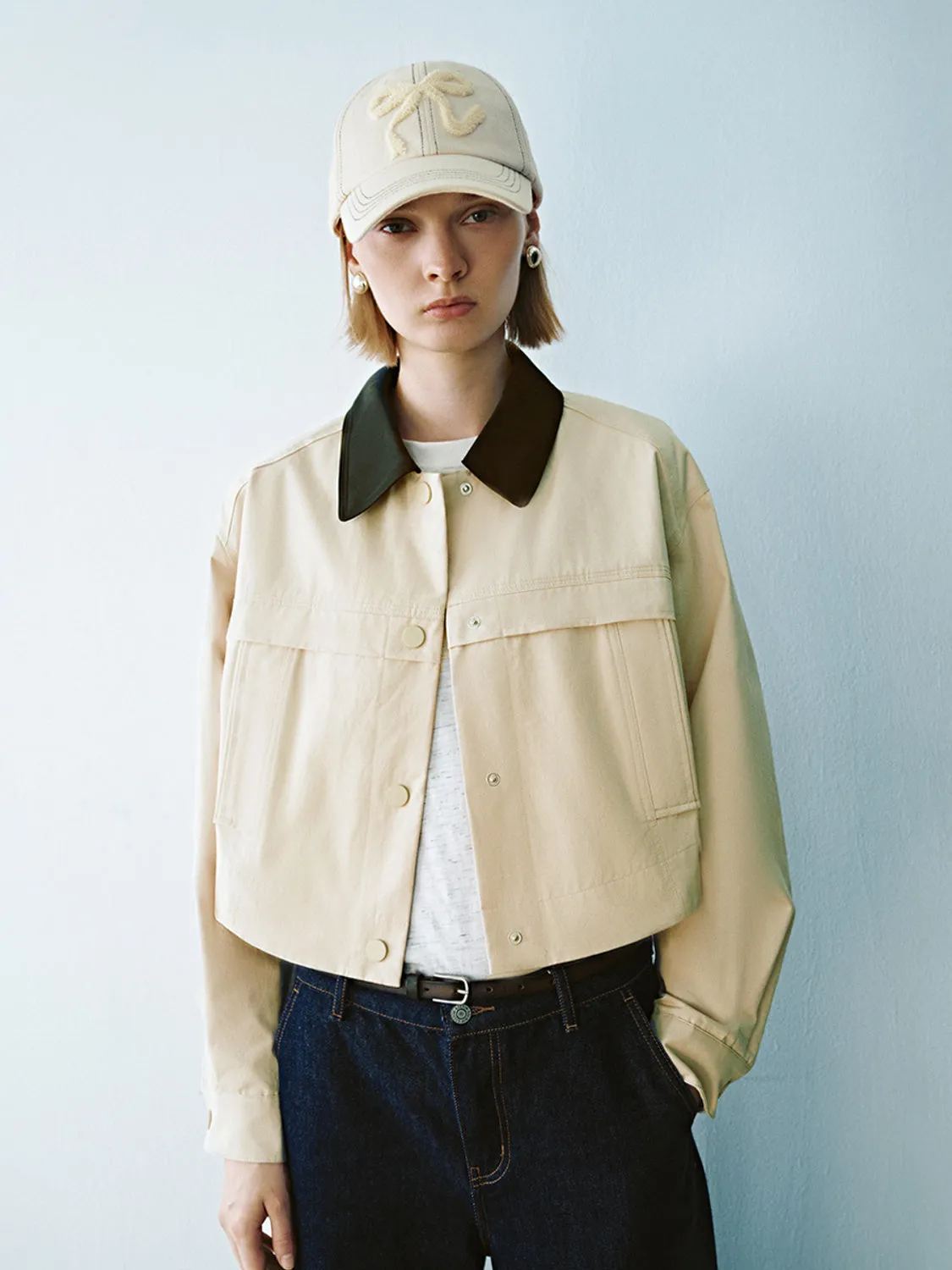 Loose Press Button Jackets sold by Urban Revivo