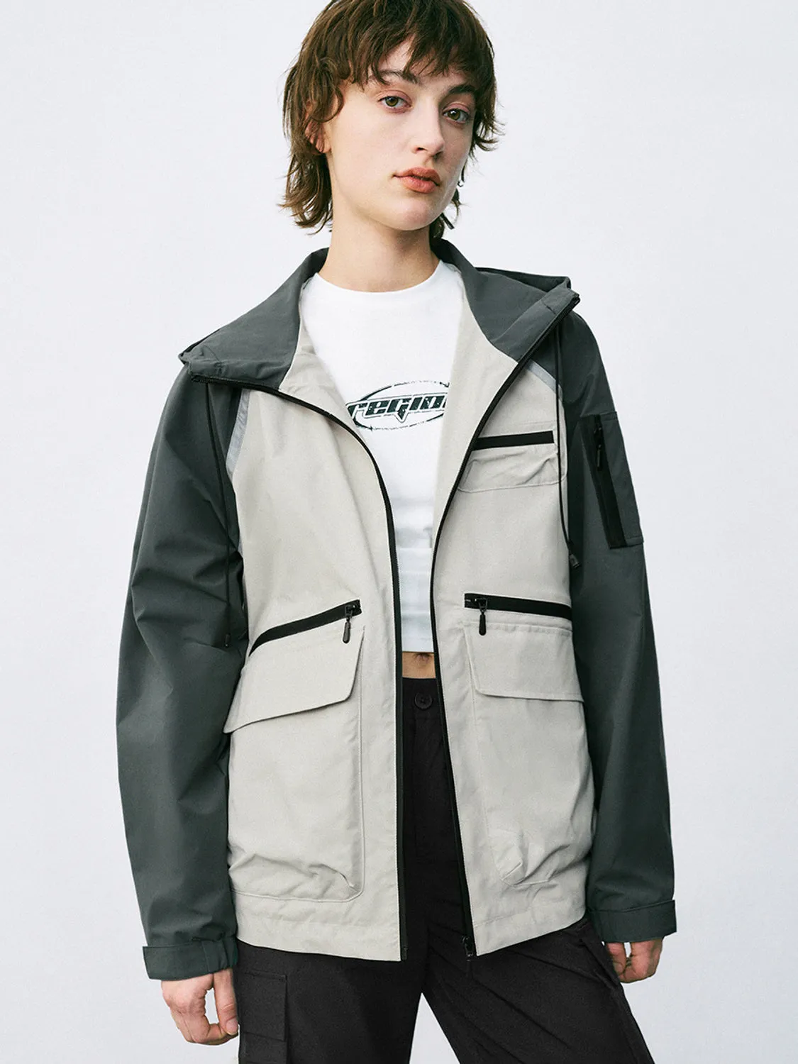 Outdoor Utility Hoodie Jacket sold by Urban Revivo