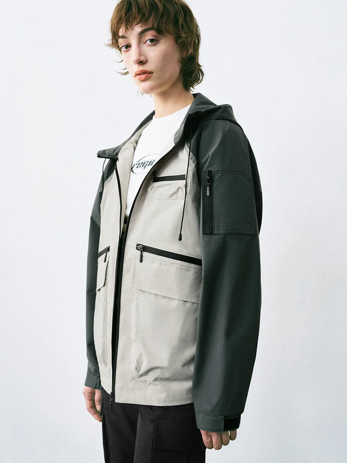 Outdoor Utility Hoodie Jacket sold by Urban Revivo product image thumbnail 3