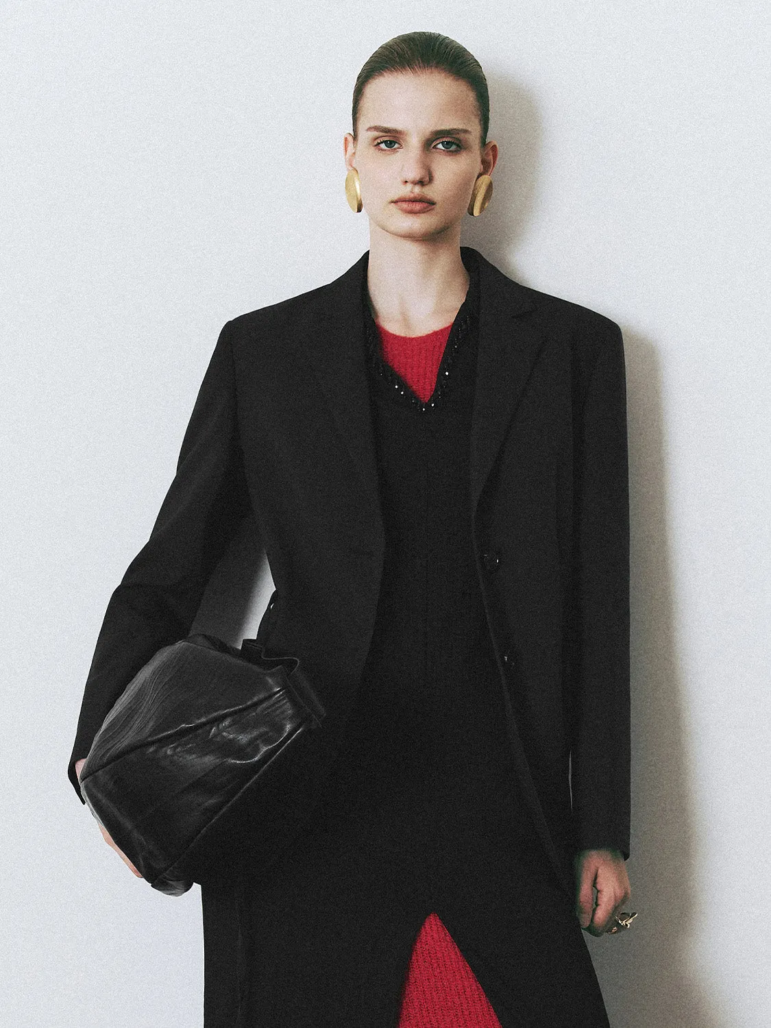 Notched Collar Blazers sold by Urban Revivo product image thumbnail 4