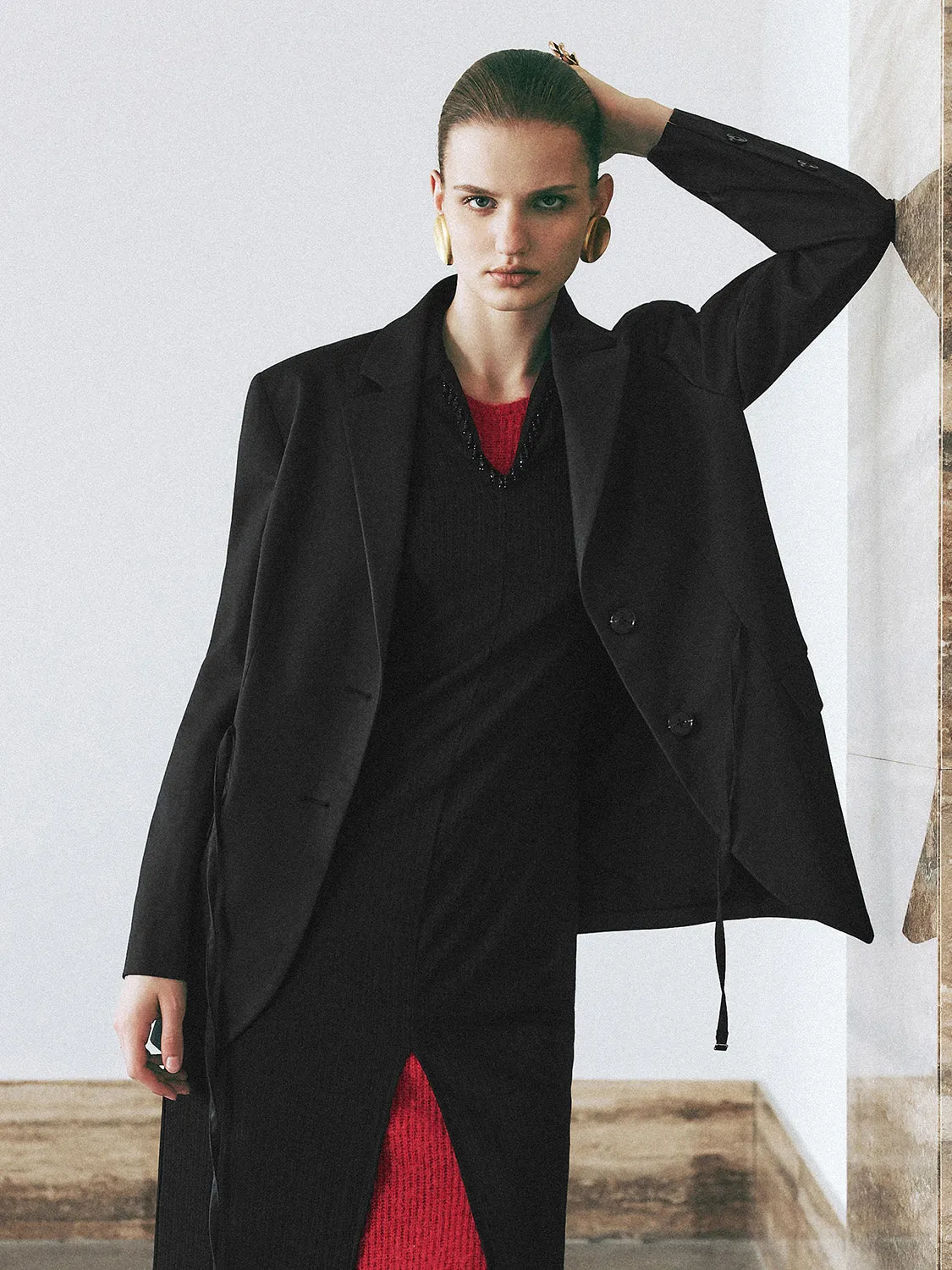 Notched Collar Blazers sold by Urban Revivo