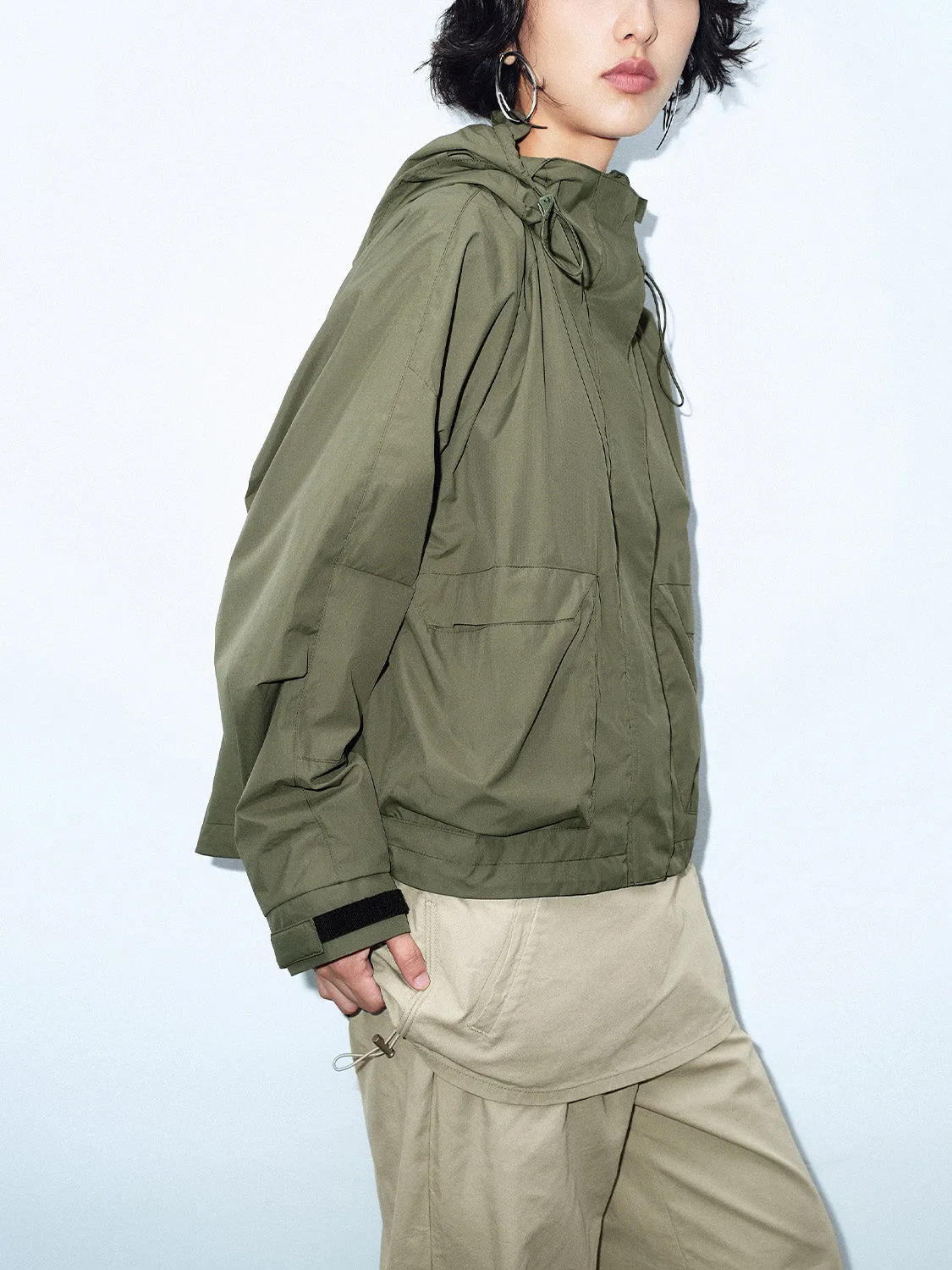 Outdoor Utility Hoodie Jacket sold by Urban Revivo product image thumbnail 2