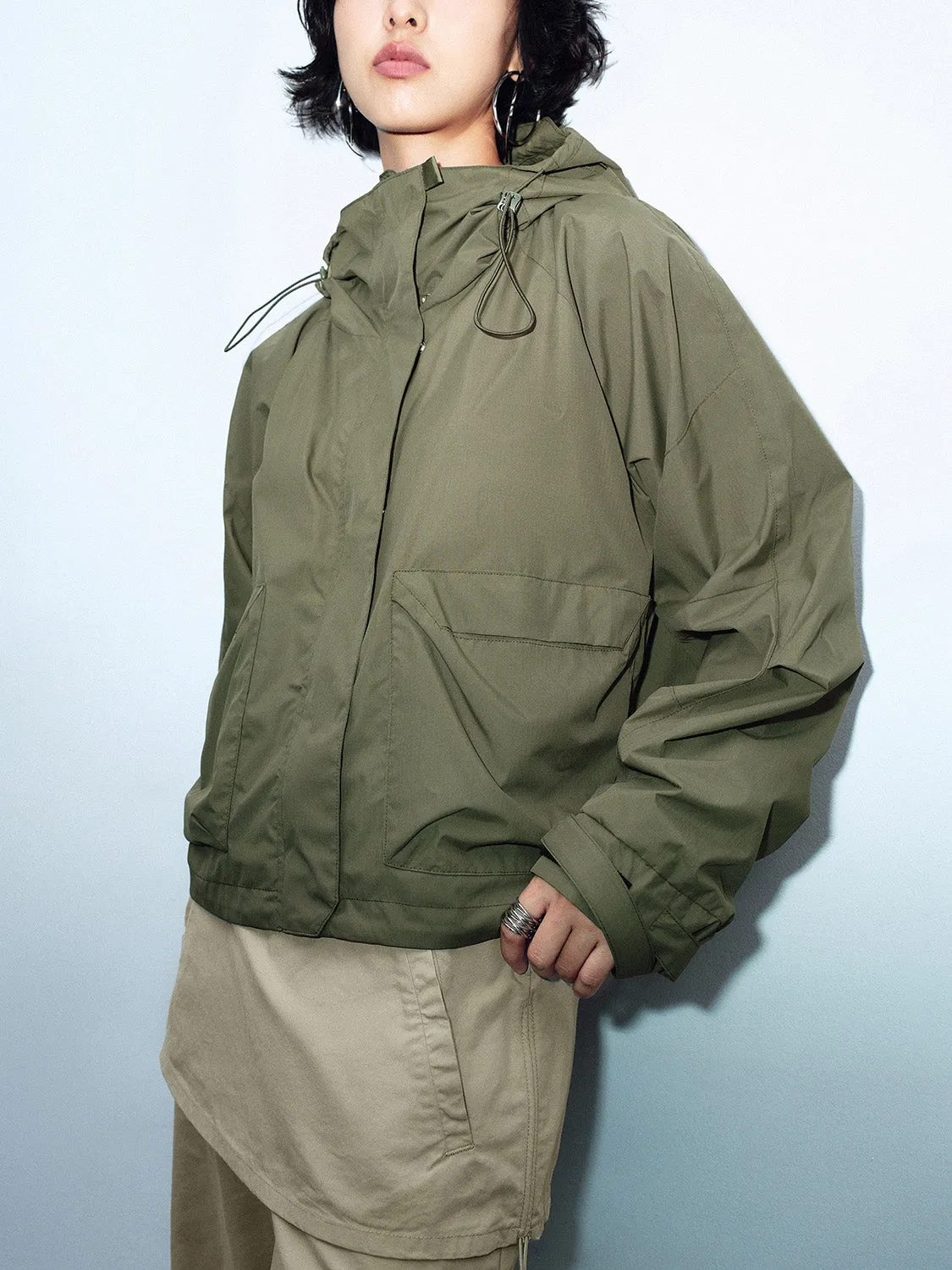 Outdoor Utility Hoodie Jacket sold by Urban Revivo