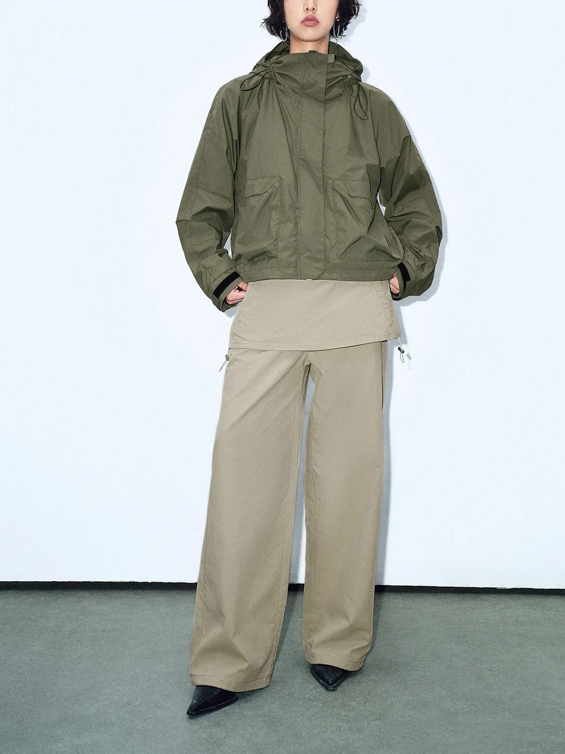 Outdoor Utility Hoodie Jacket sold by Urban Revivo product image thumbnail 4