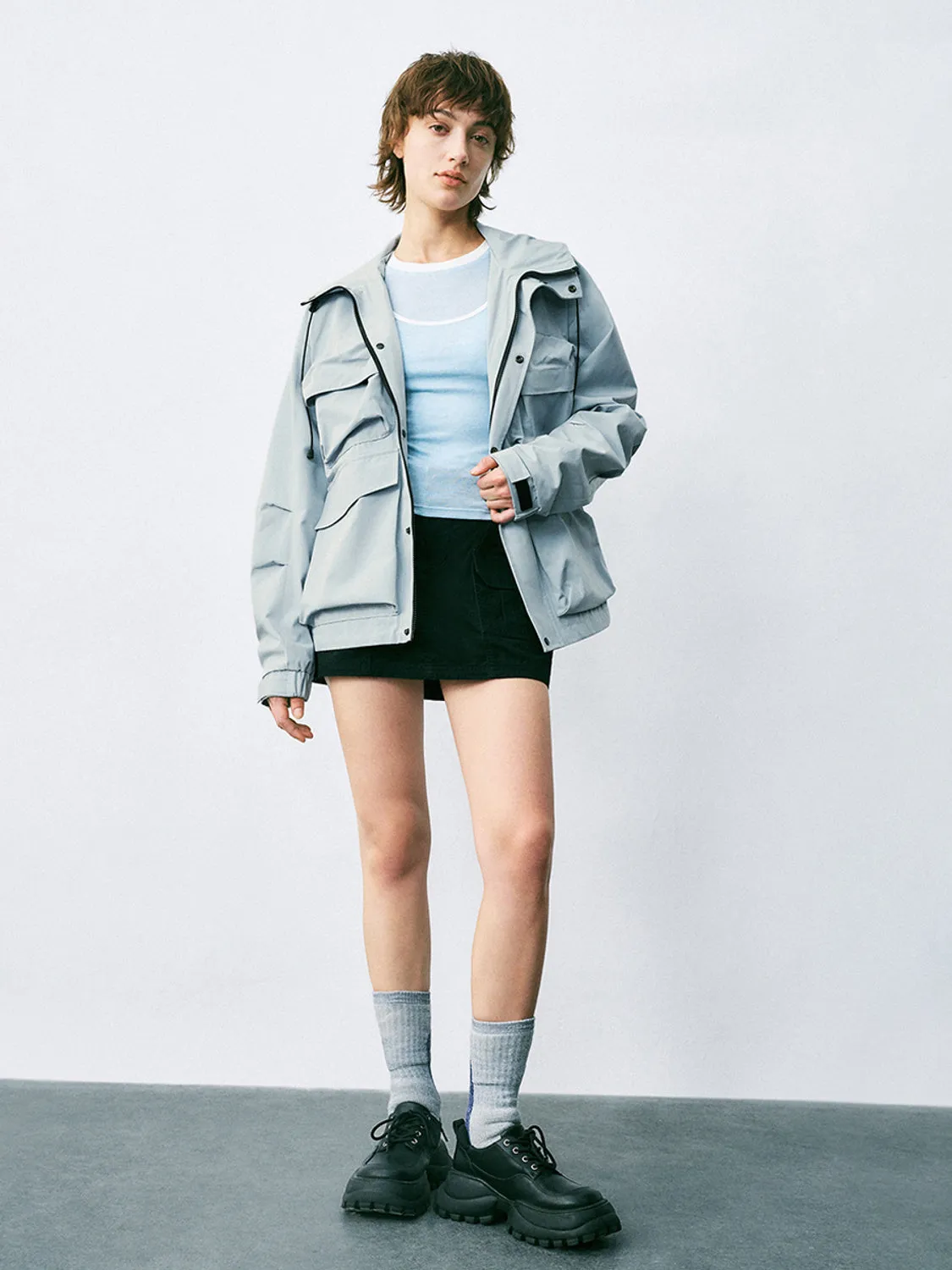 Outdoor Utility Jacket sold by Urban Revivo product image thumbnail 4