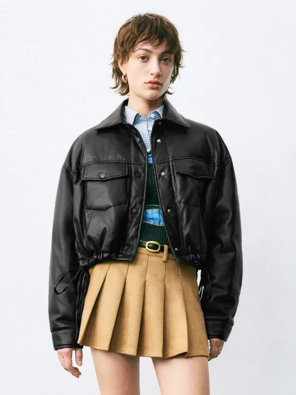 Leather Down Outerwear sold by Urban Revivo