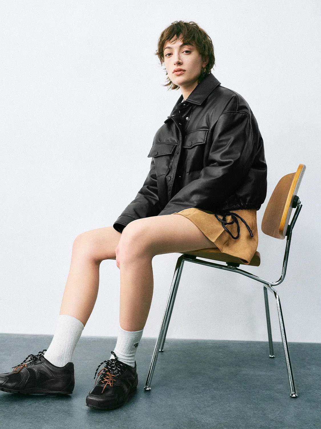 Leather Down Outerwear sold by Urban Revivo product image thumbnail 4