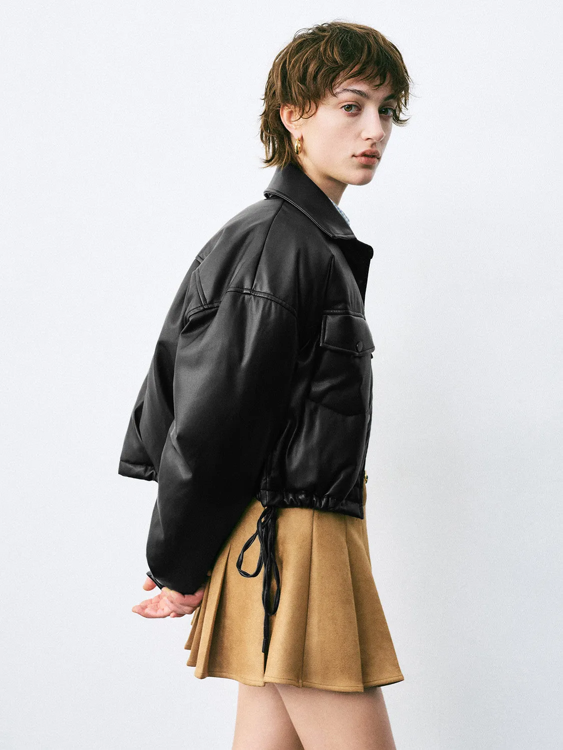 Leather Down Outerwear sold by Urban Revivo product image thumbnail 2