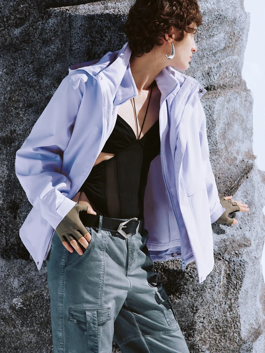Outdoor Utility Jacket sold by Urban Revivo product image thumbnail 4