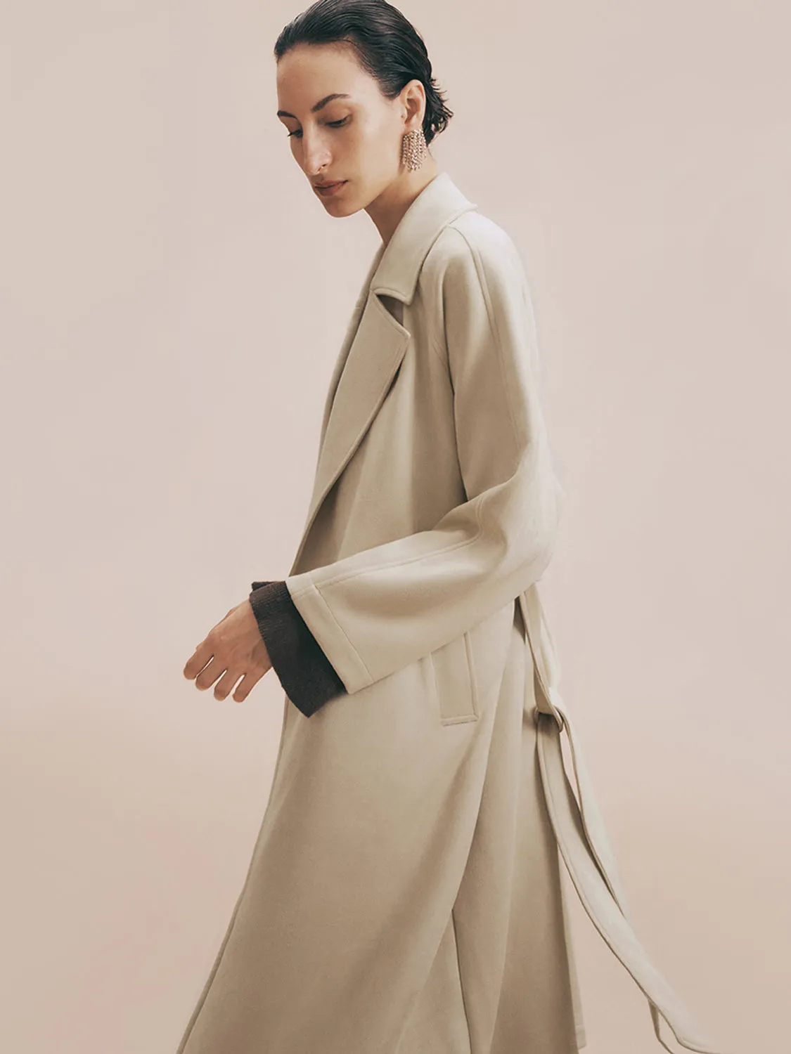 Open Front Long Coats sold by Urban Revivo product image thumbnail 5